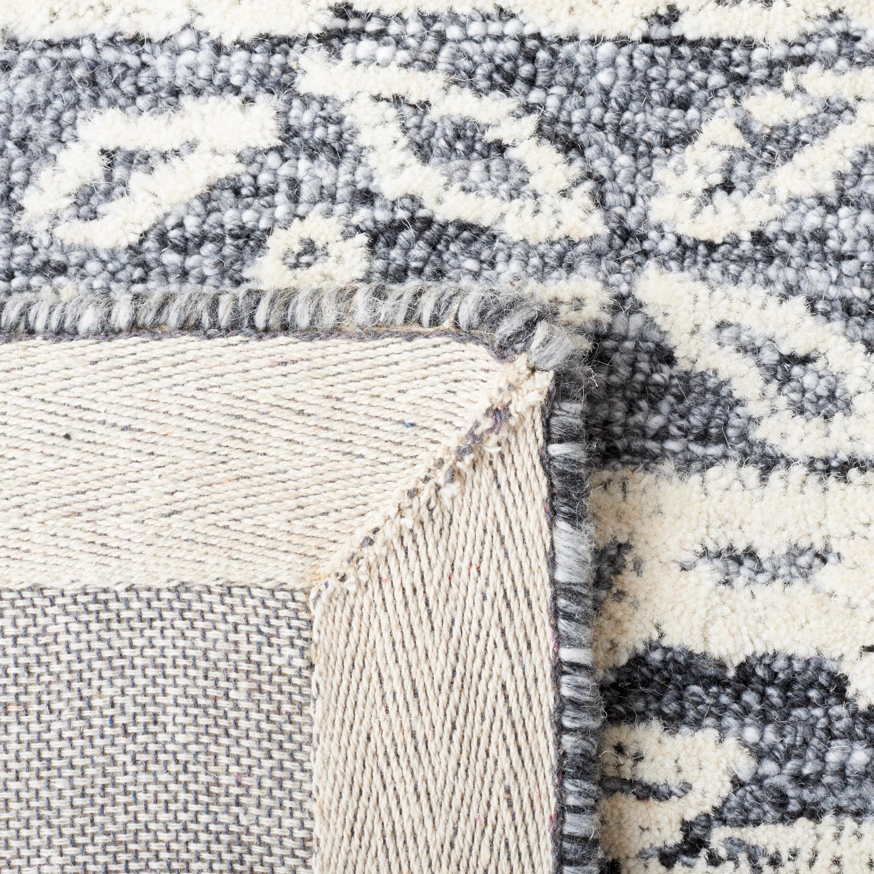Metro MET910 Hand Tufted Area Rug - Gray/Ivory - 3'x5' - Safavieh.