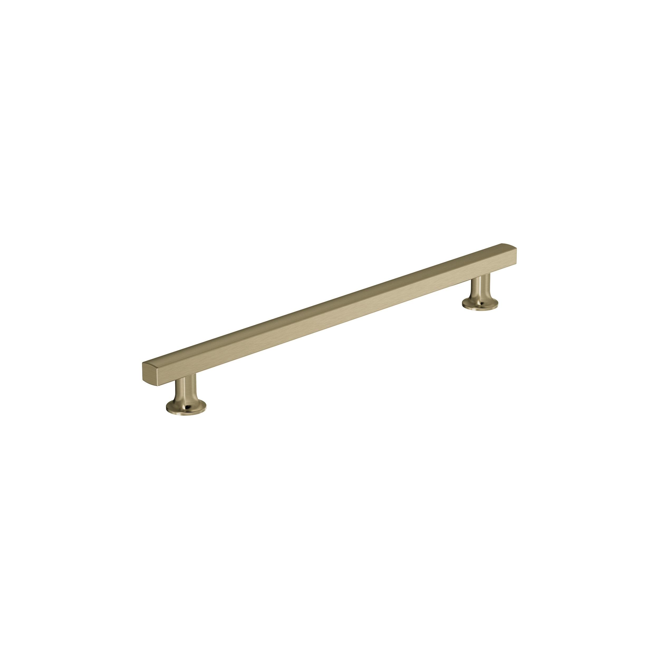 Amerock Everett 10-1/16 inch (256mm) Center-to-Center Golden Champagne Cabinet Pull