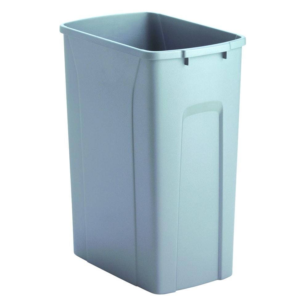 Plastic Open Trash Can - 8.75 Gallons