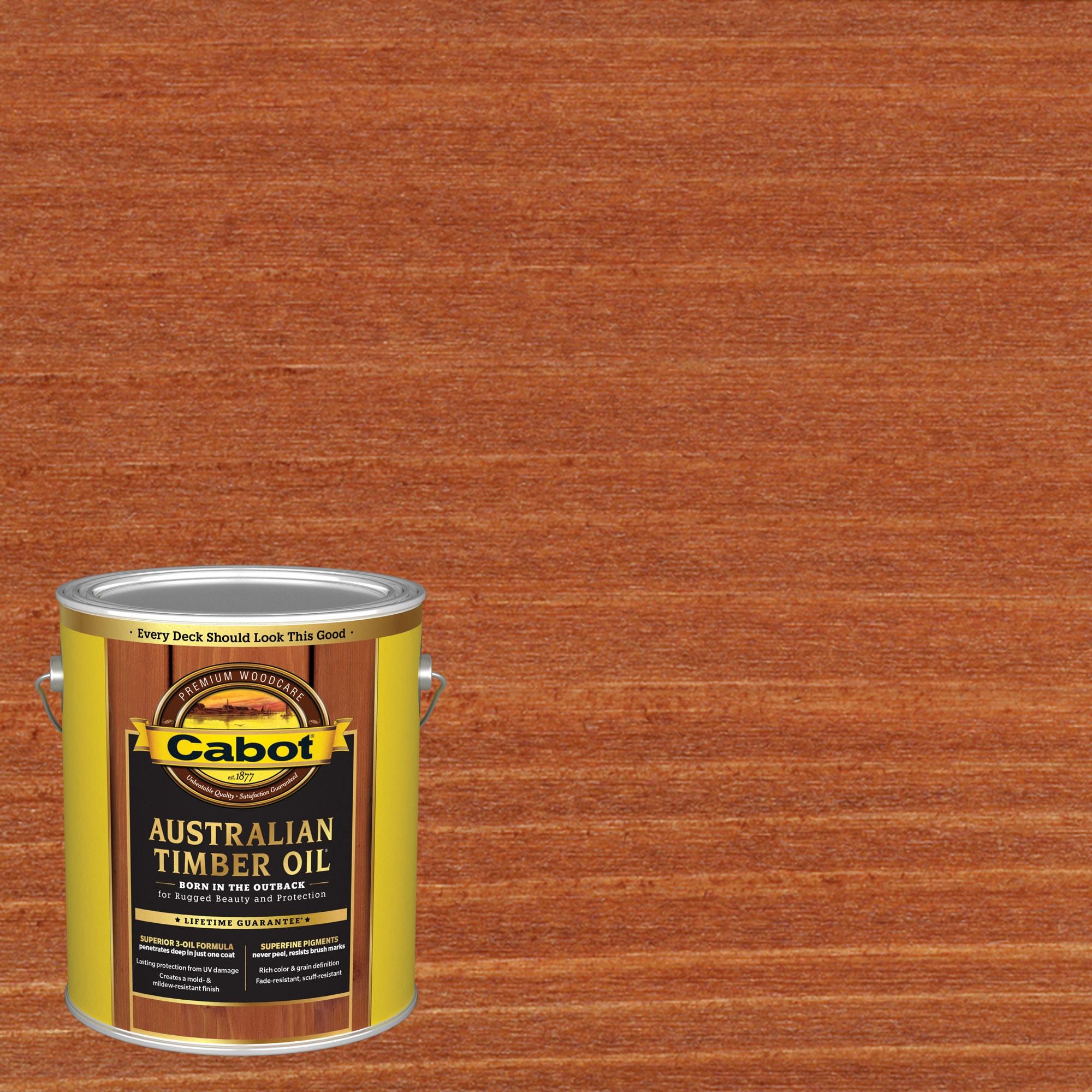Cabot 1 Gallon Mahogany Flame Oil-Based Timber Protector