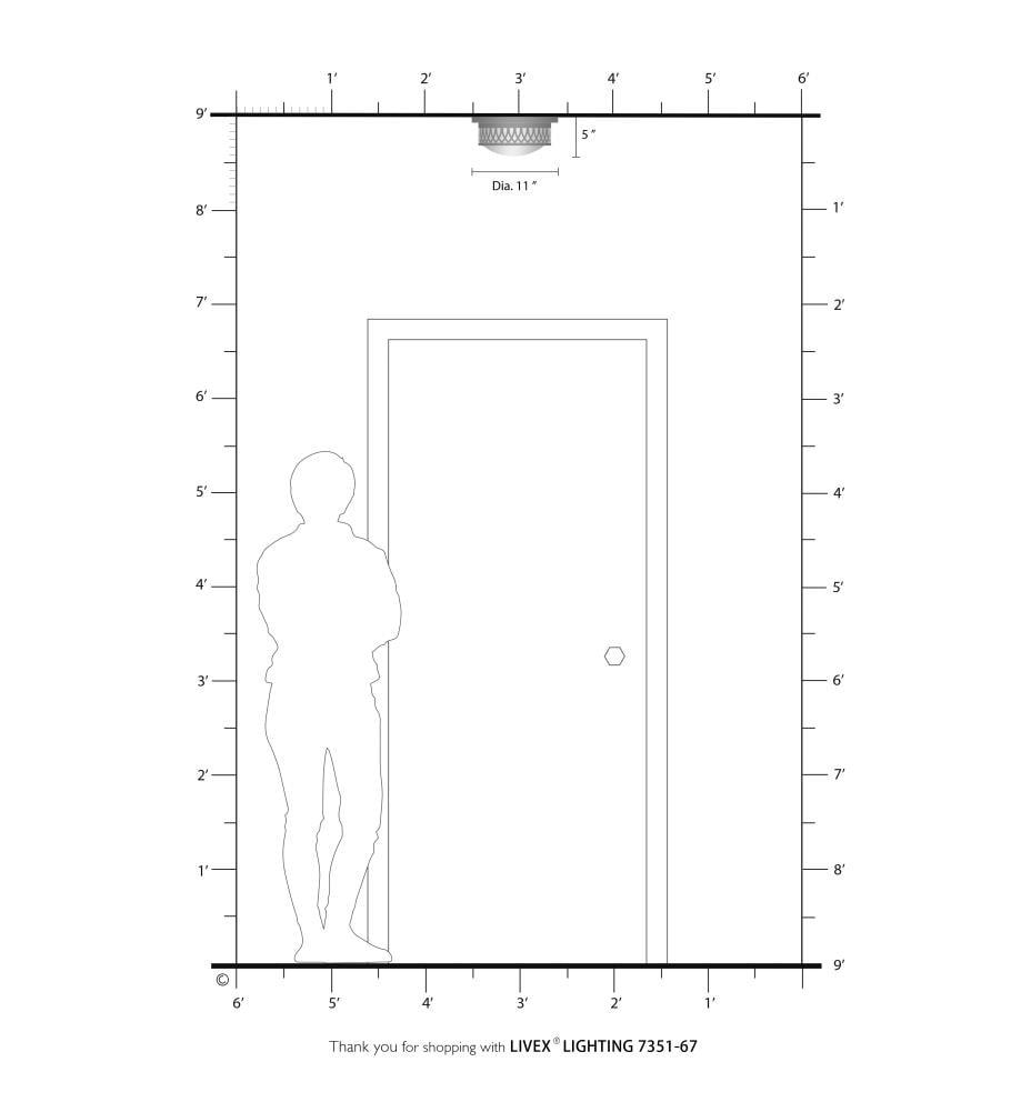 Livex Lighting Westfield 2 - Light Flush Mount in Olde Bronze