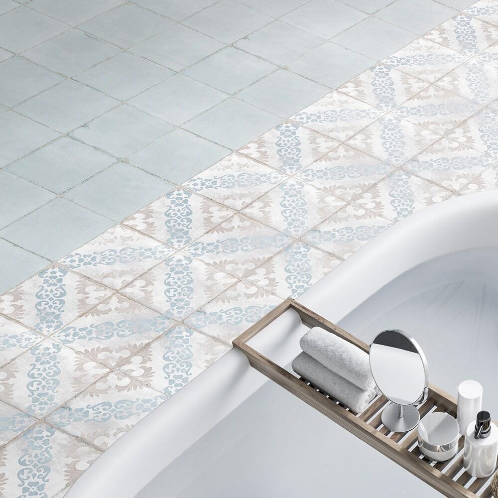 Barcelona 6" x 6" Porcelain Vintage Wall & Floor Tile