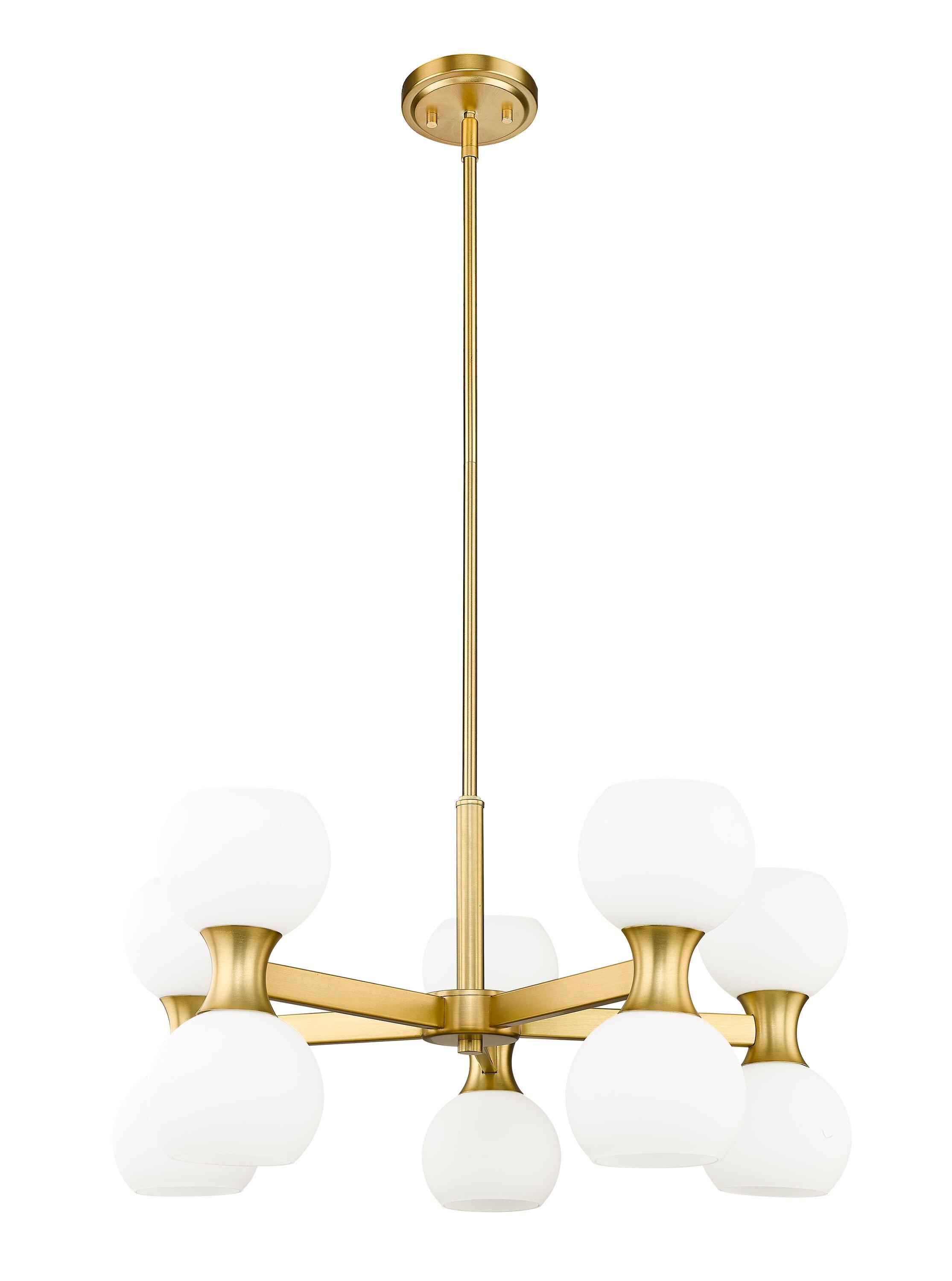 Z-Lite Artemis 10 - Light Chandelier in  Modern Gold