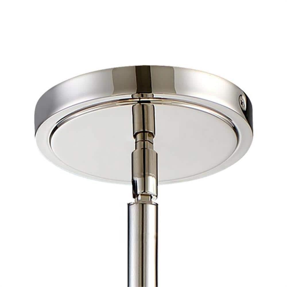 Five Light Chandelier In Classic Style 23 Inches Wide By 21 Inches High-Polished Nickel Finish Crystorama Lighting 297-Pn