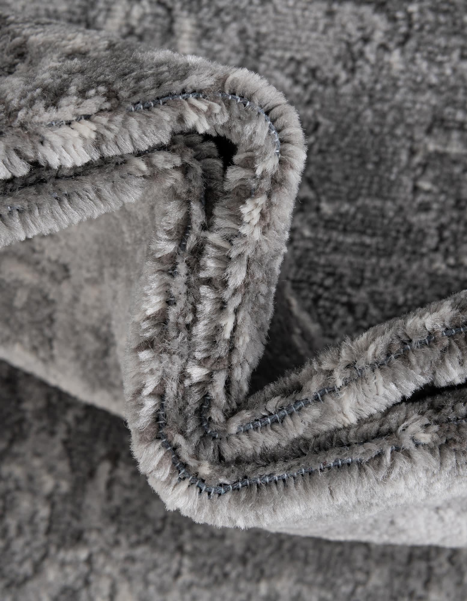 Unique Loom Portland Collection Area Rug - Albany (9'  x 12' Rectangle Gray/Ivory)