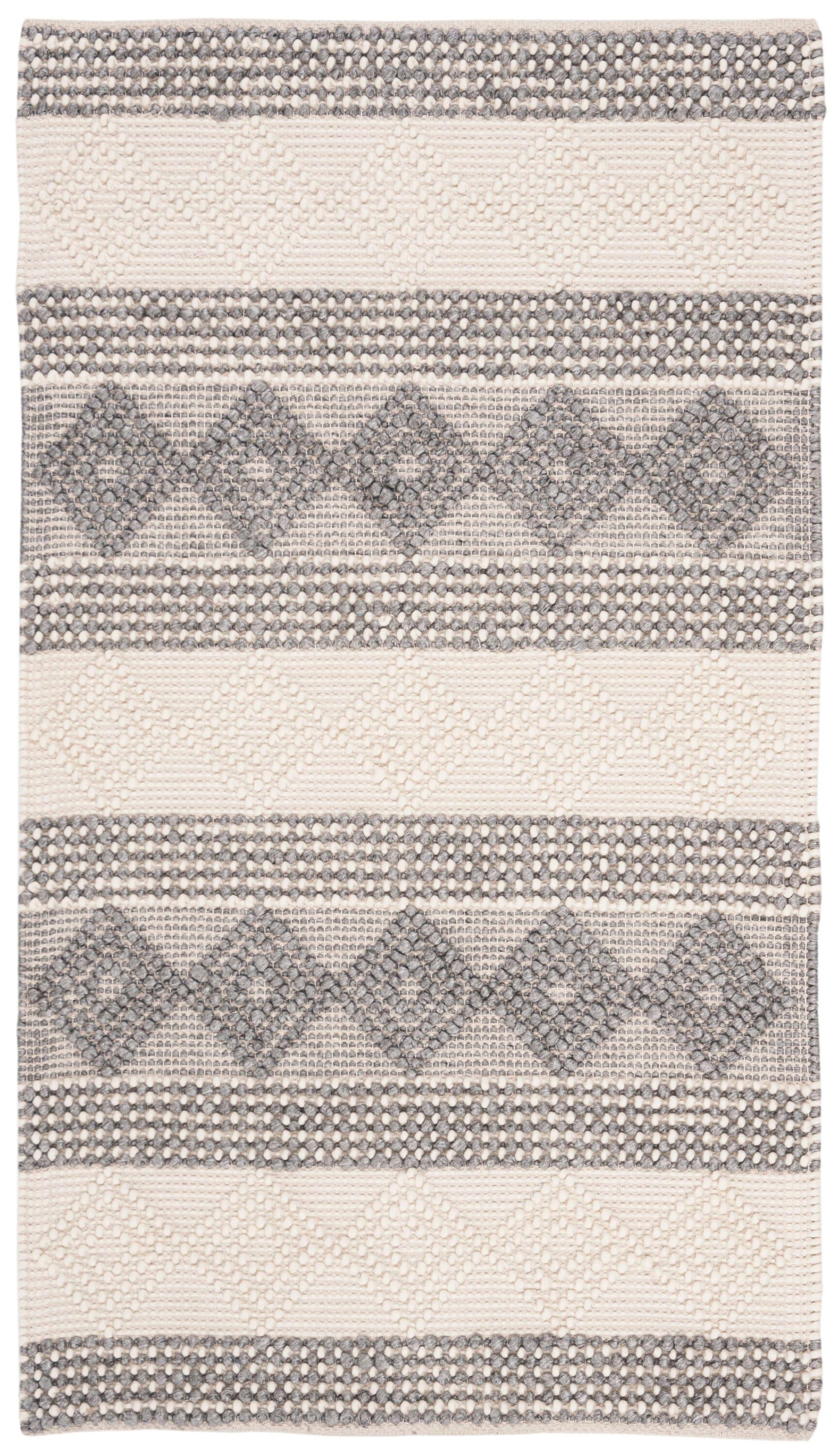 Natura NAT105 Hand Woven Accent Accent Rug - Grey/Ivory - 2' X 3' - Safavieh.