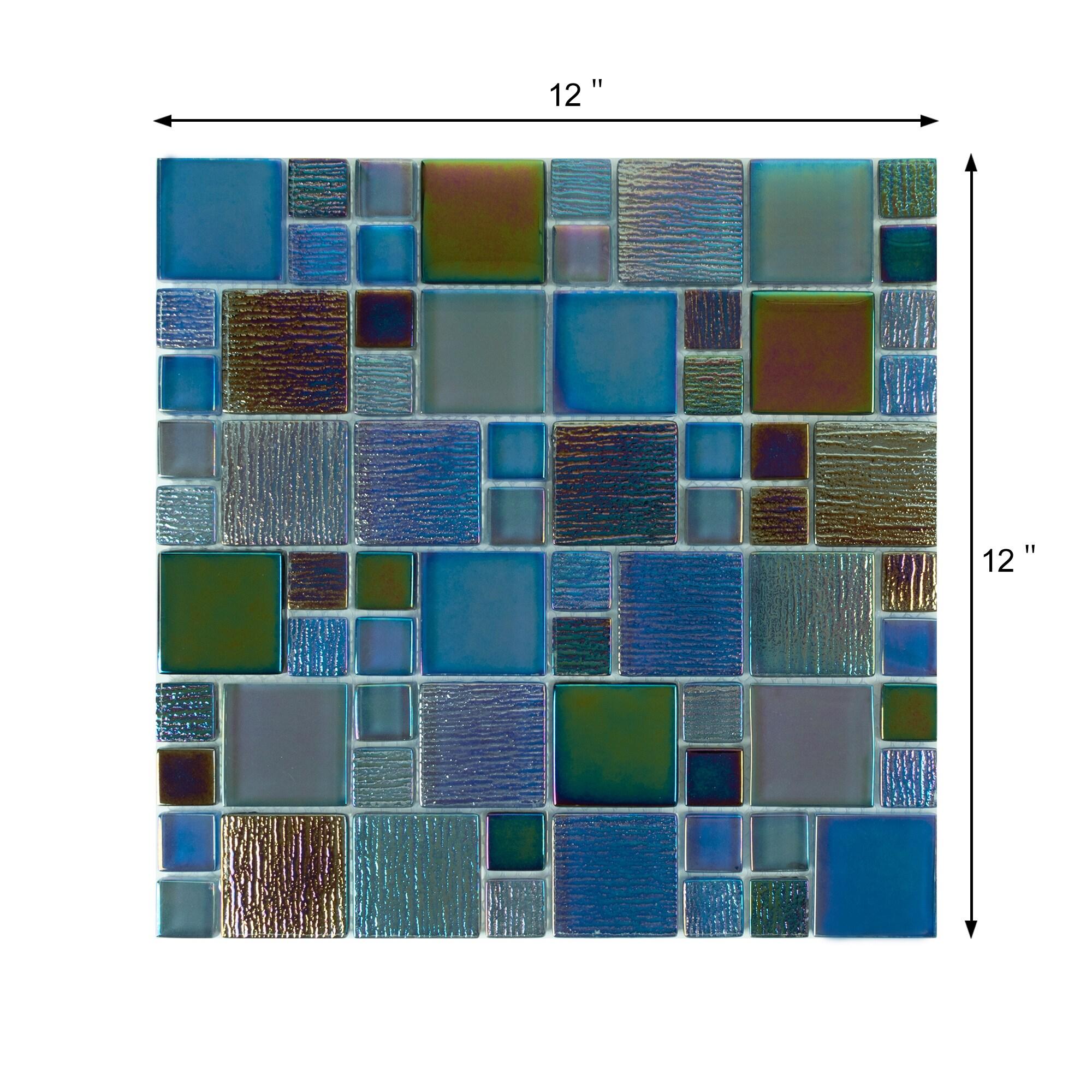 Reflections Artista Glass Versailles Mosaic Sheet Tile