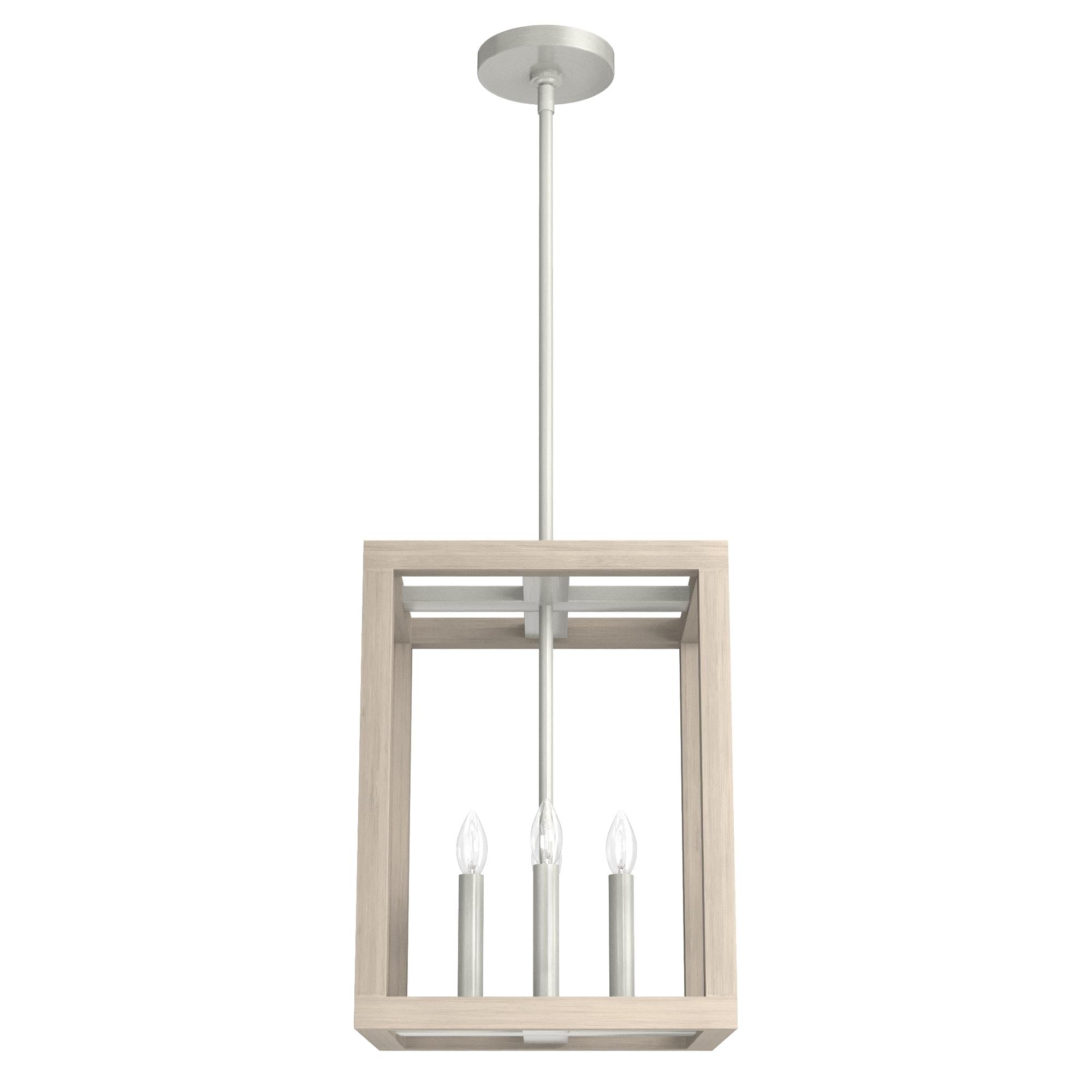 Hunter Fan Squire Manor 4 - Light Lantern Rectangle Chandelier
