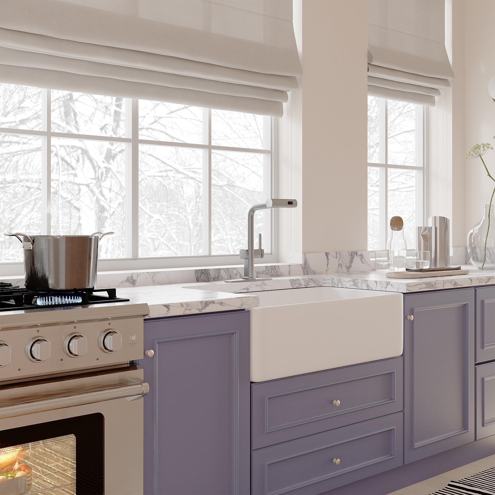 Mondawe Pull Down Kitchen Faucet