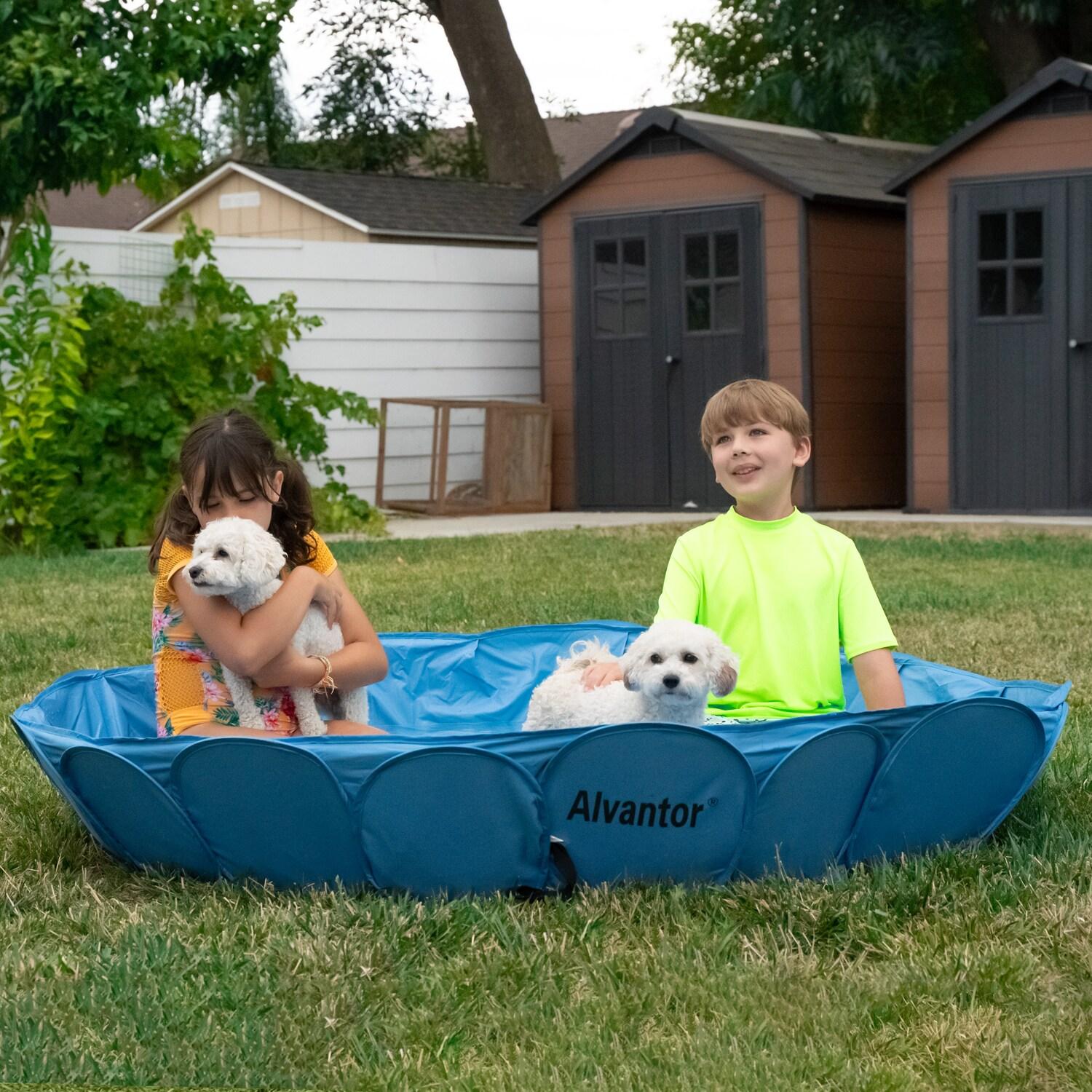 Alvantor Pet Swimming Pool Bathing Tub Portable XL