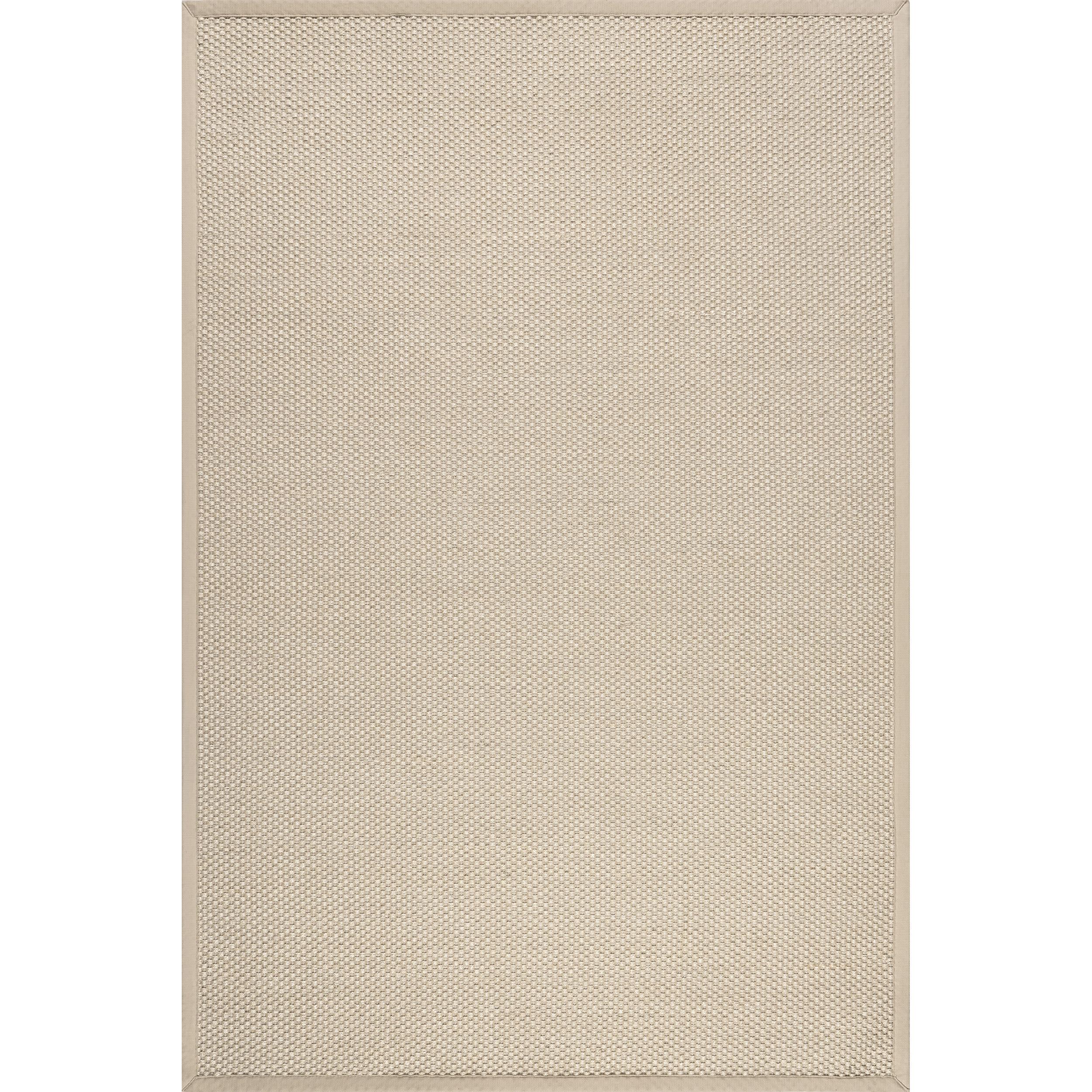 Proper Sisal and Wool Tan Area Rug
