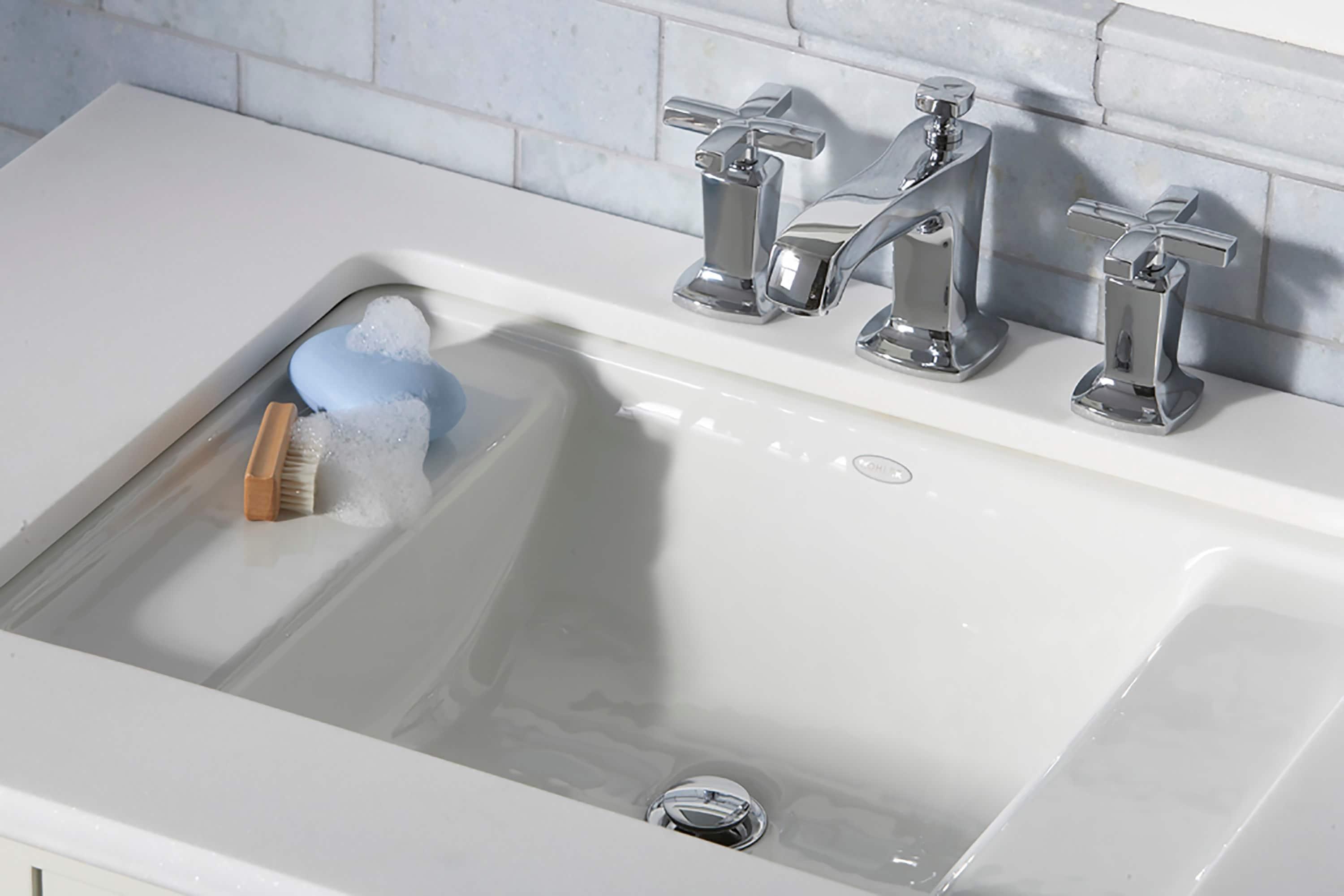 Alteo Metal Rectangular Undermount Bathroom Sink with Overflow