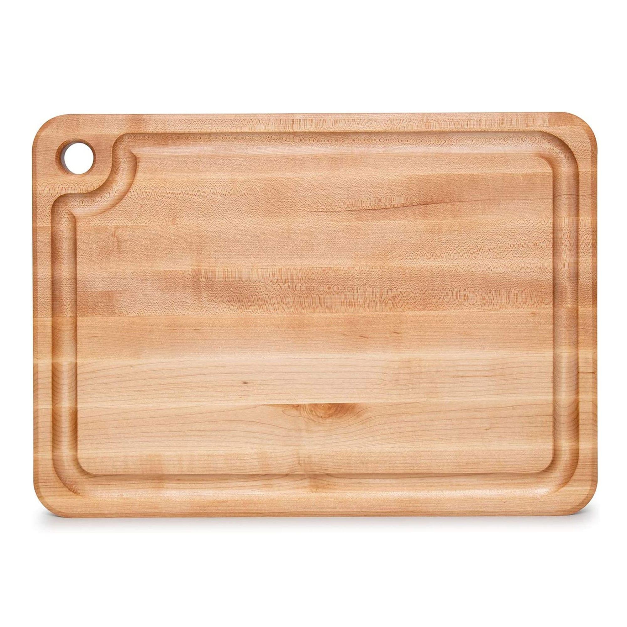 John Boos Boos Block Prestige Series Large Reversible Wood Cutting Board, 1.25-Inch Thickness, 22" x 16" x 1 1/4", Maple
