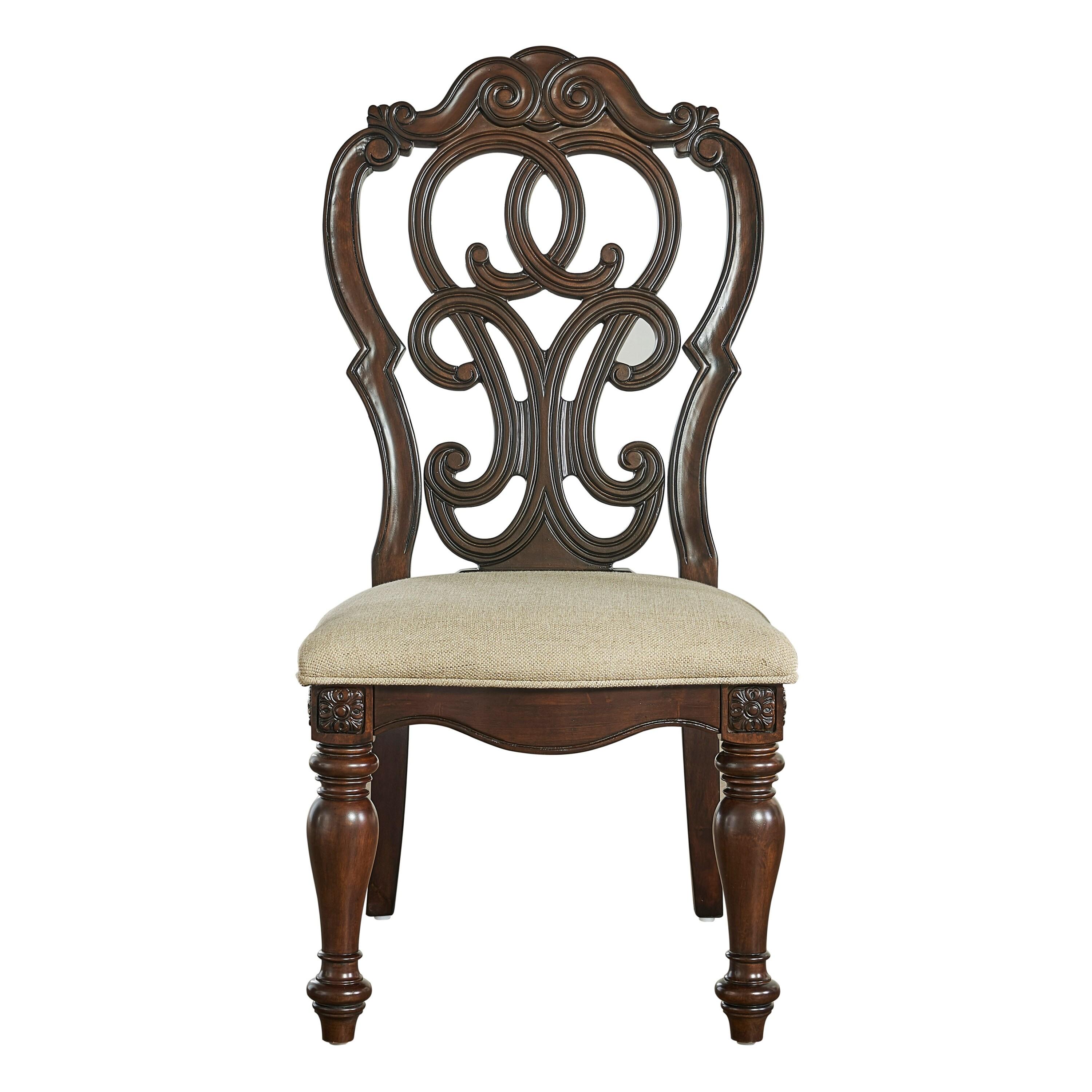 Steve Silver Royale Pecan Brown Side Chair