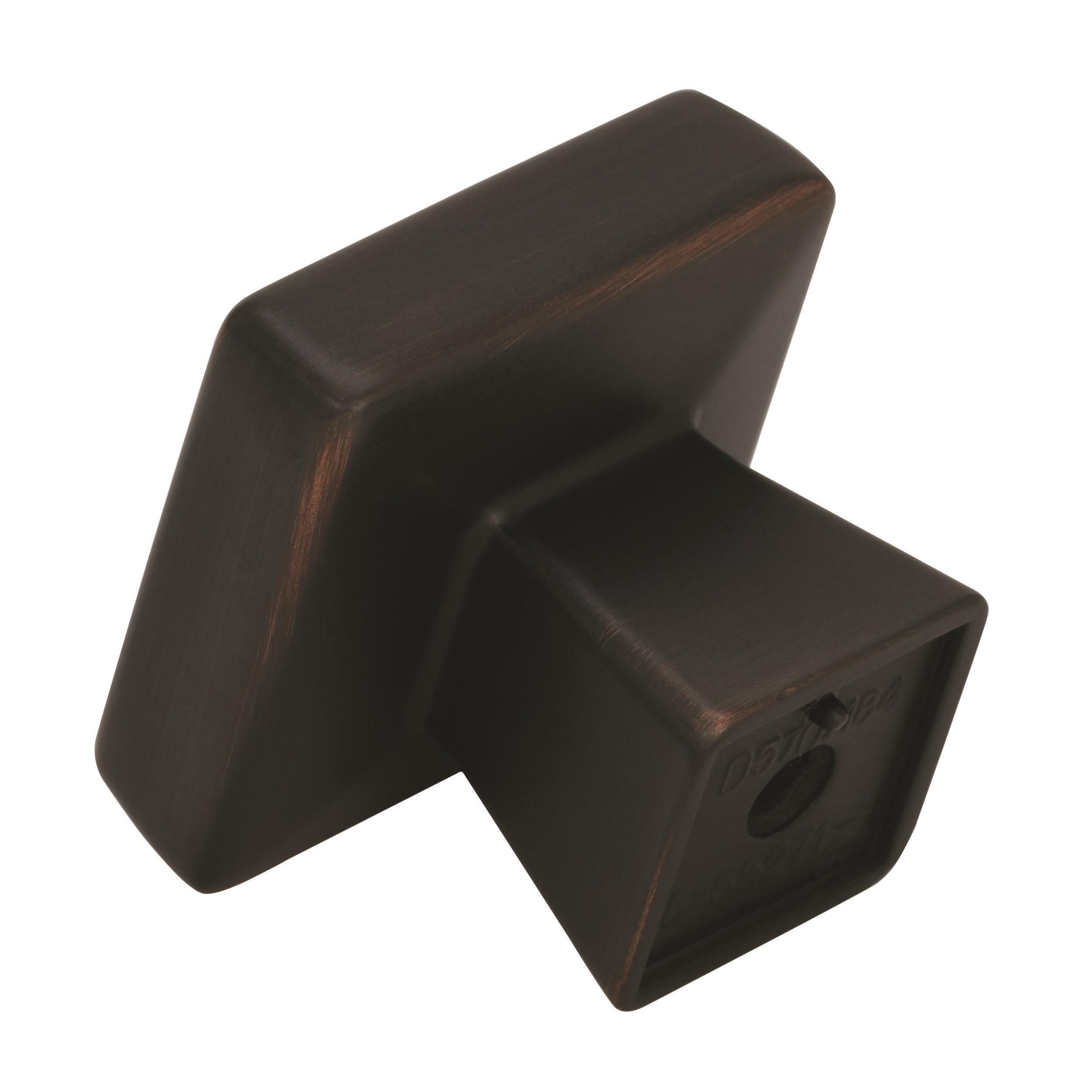 Amerock Blackrock 1-3/16 inch (30mm) Length Oil-Rubbed Bronze Cabinet Knob