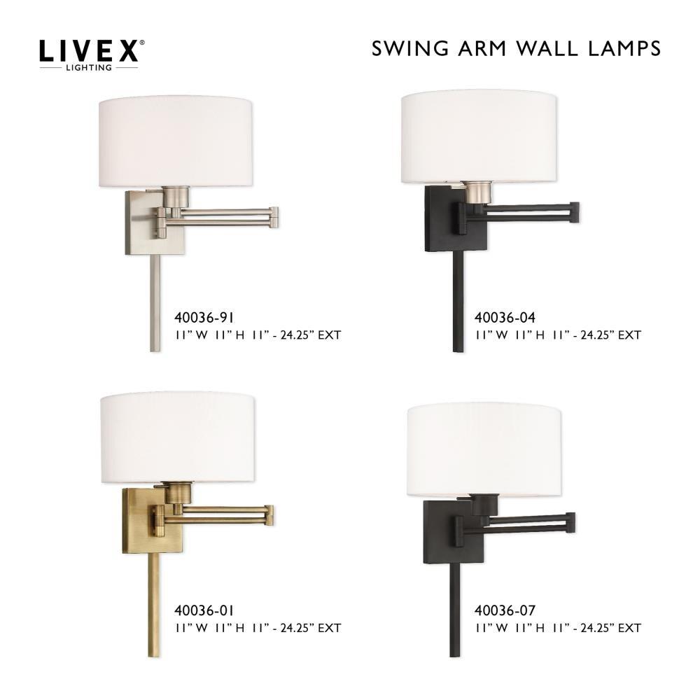 Livex Lighting 1 - Light Wall Light in  Antique Brass