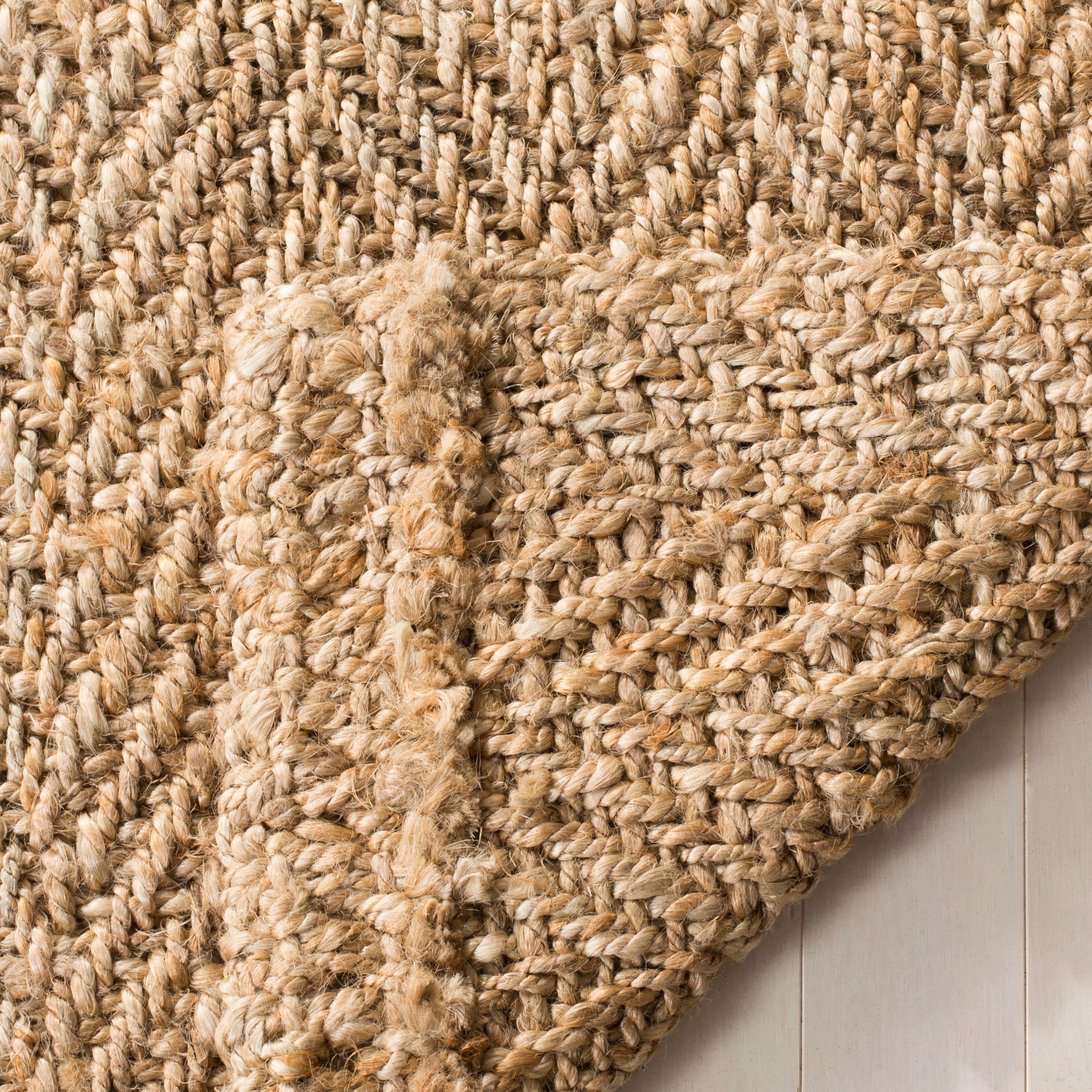 Natural Fiber NF263 Hand Woven Indoor Area Rug - Natural - 8' Round - Safavieh.