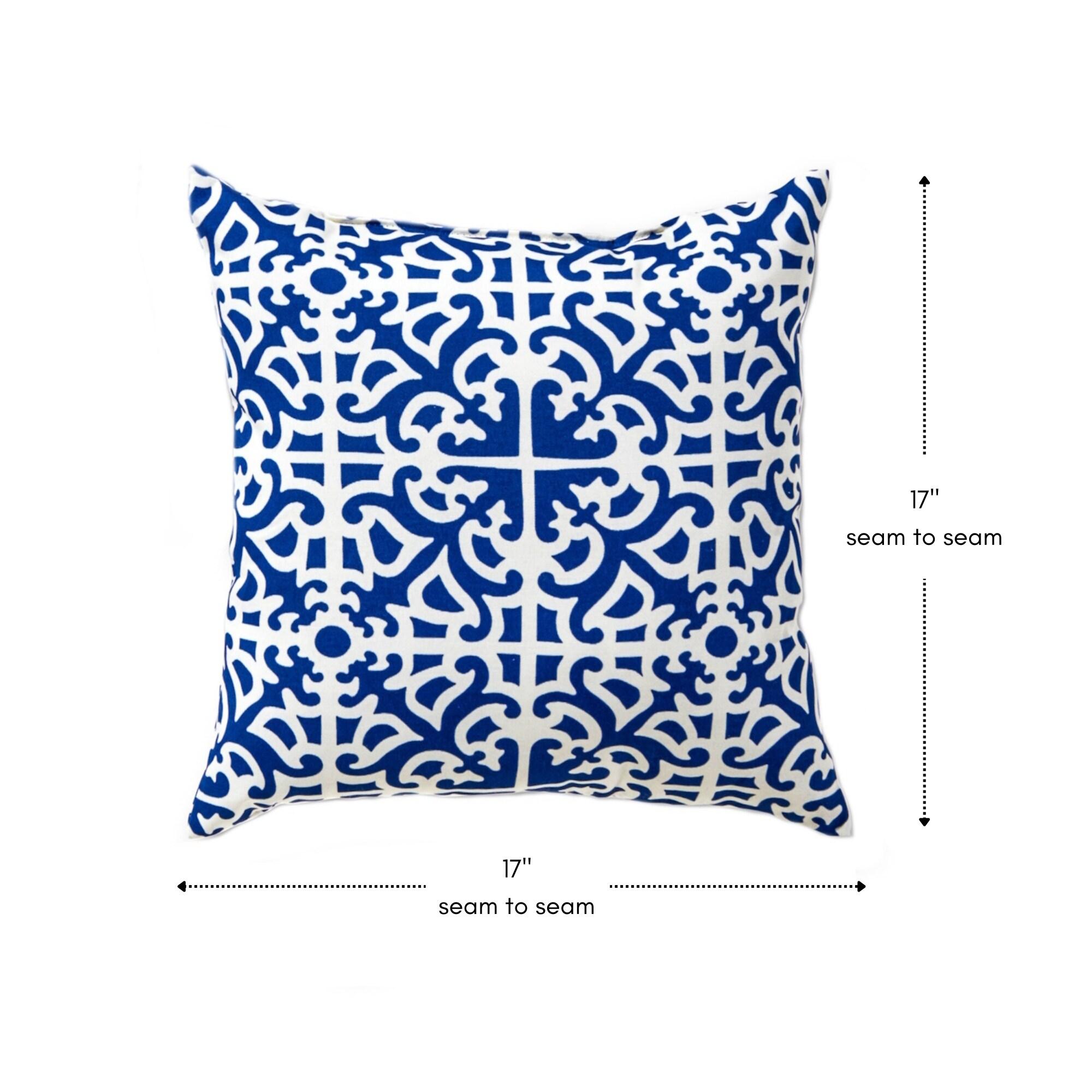 Indoor/Outdoor Reversible Throw Pillow