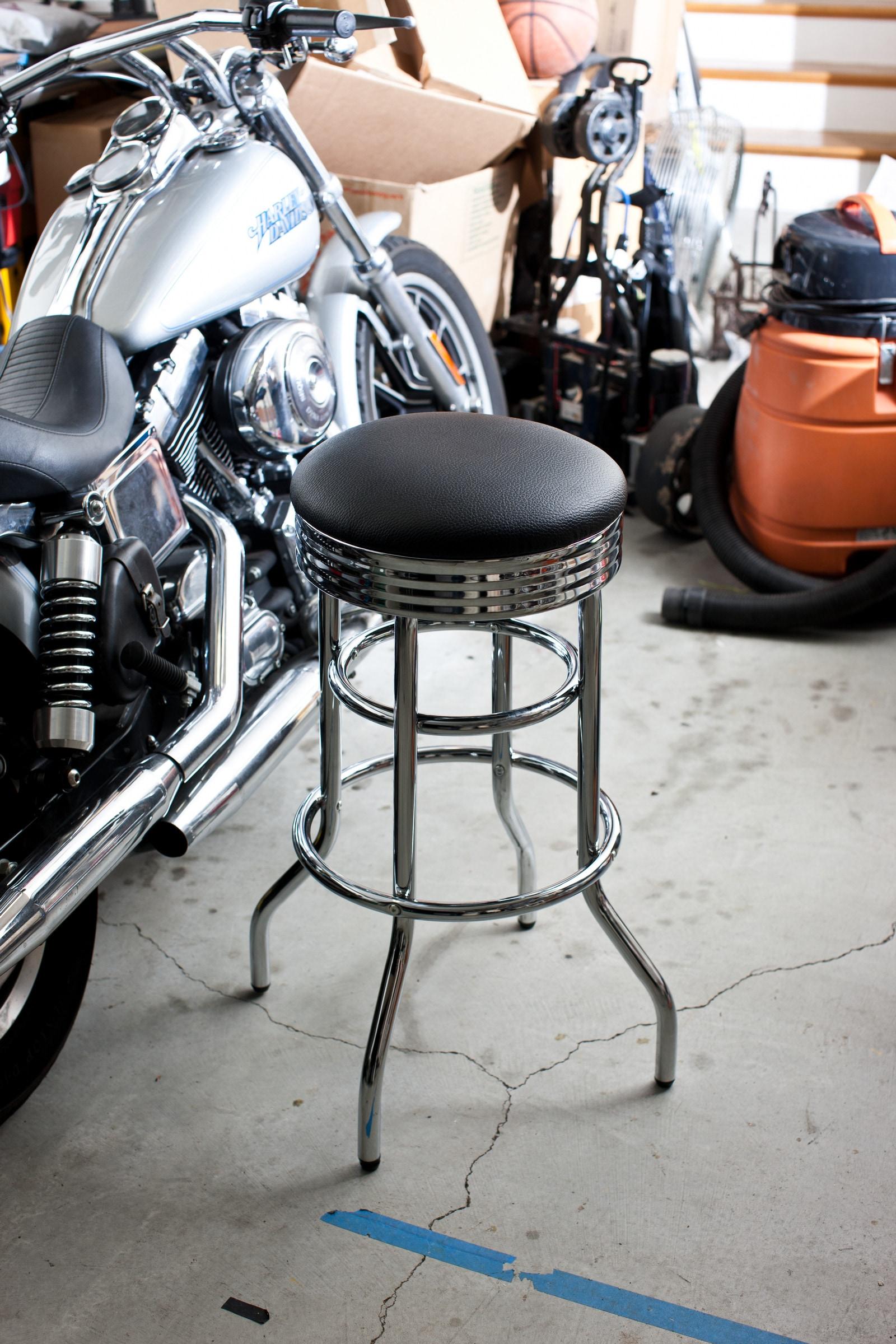 Trinity  30" Swivel Stool, Chrome