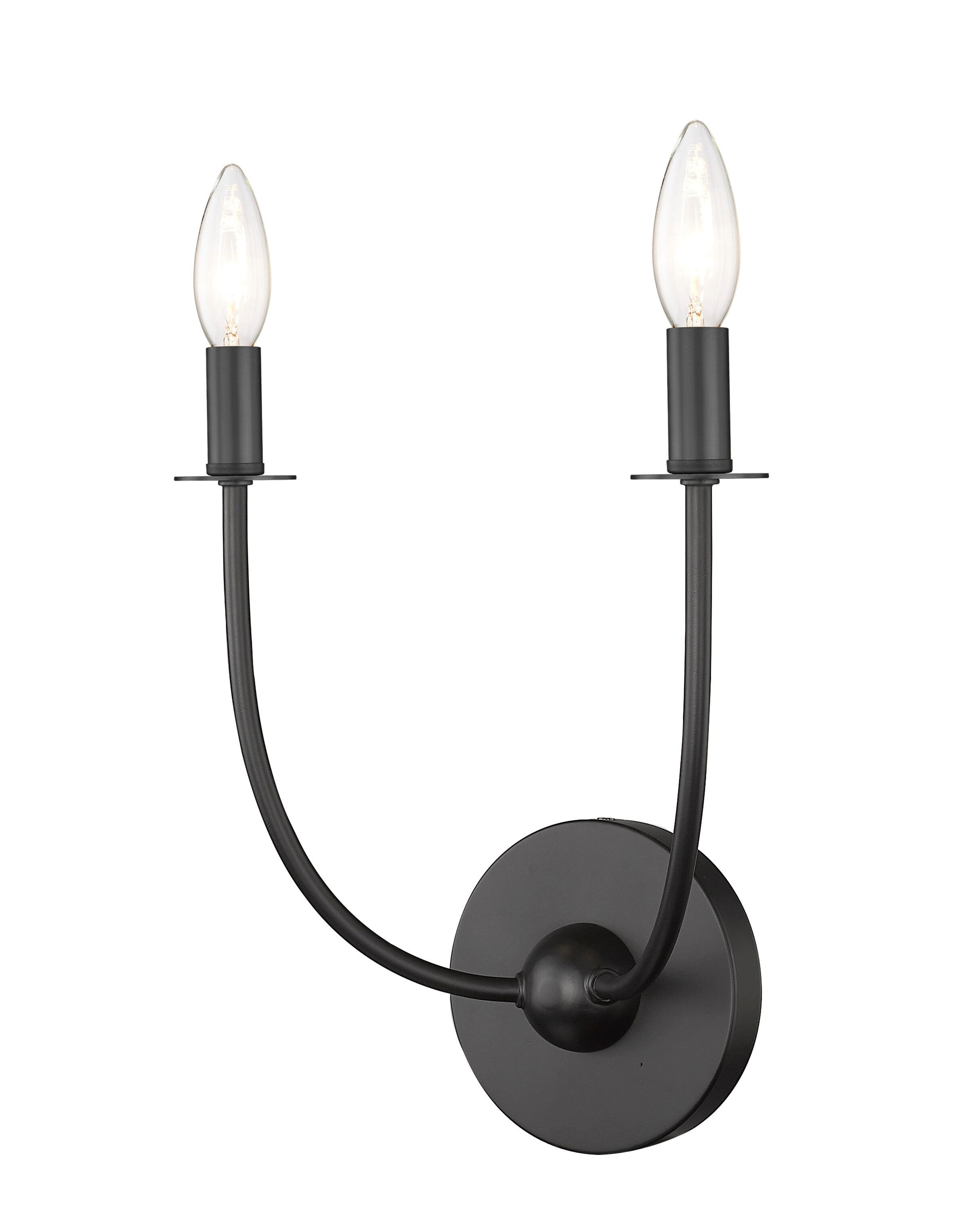 Z-Lite Shannon 2 - Light Sconce in  Matte Black