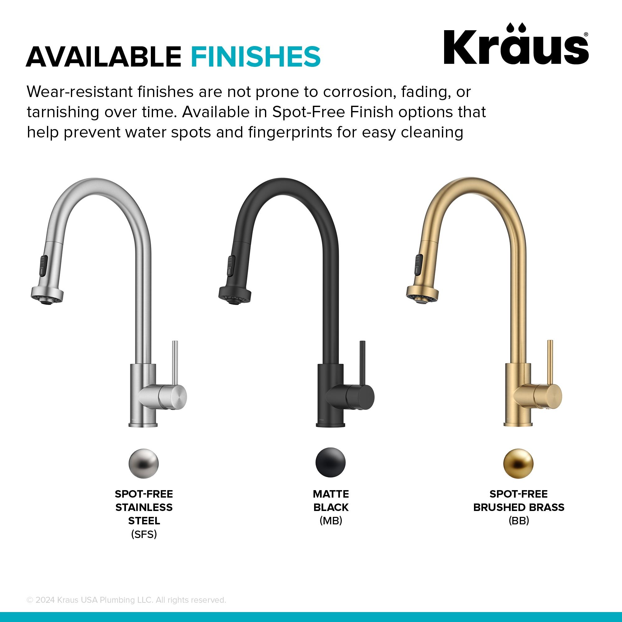 KRAUS Bolden Motion Sensor Single Handle Pull Down Touchless Kitchen Faucet