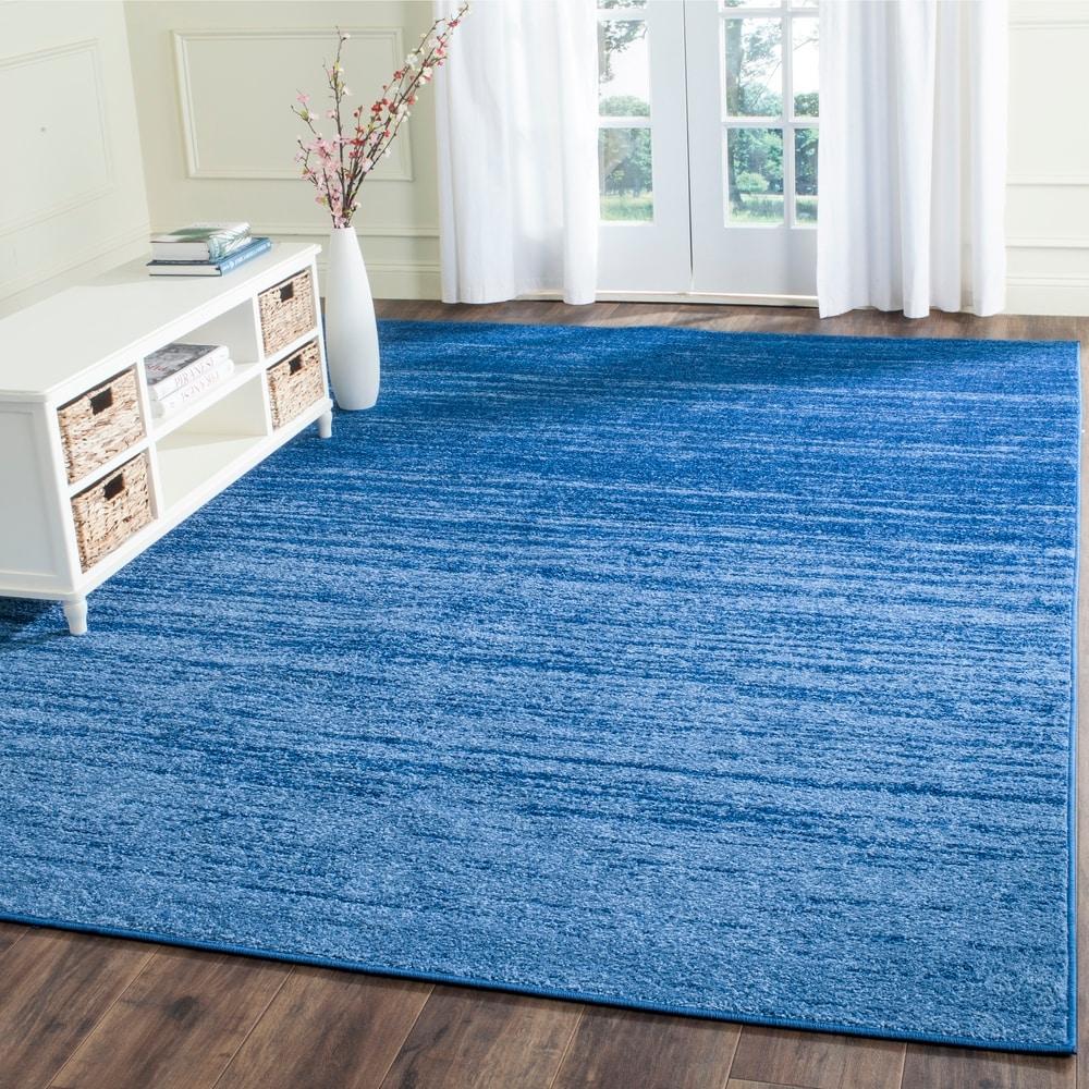 Adirondack ADR113 Machine Made Indoor Area Rug - Light Blue/Dark Blue - 9'x12' - Safavieh