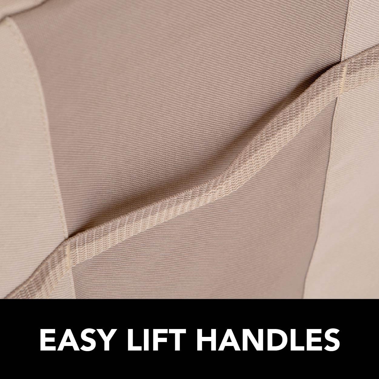 Modern Leisure Modern Leisure Monterey Patio Swivel Lounge Chair Cover, 2-Pack, 37.5"L x 39.25"W x 38.5"H, Beige (Set of 2)