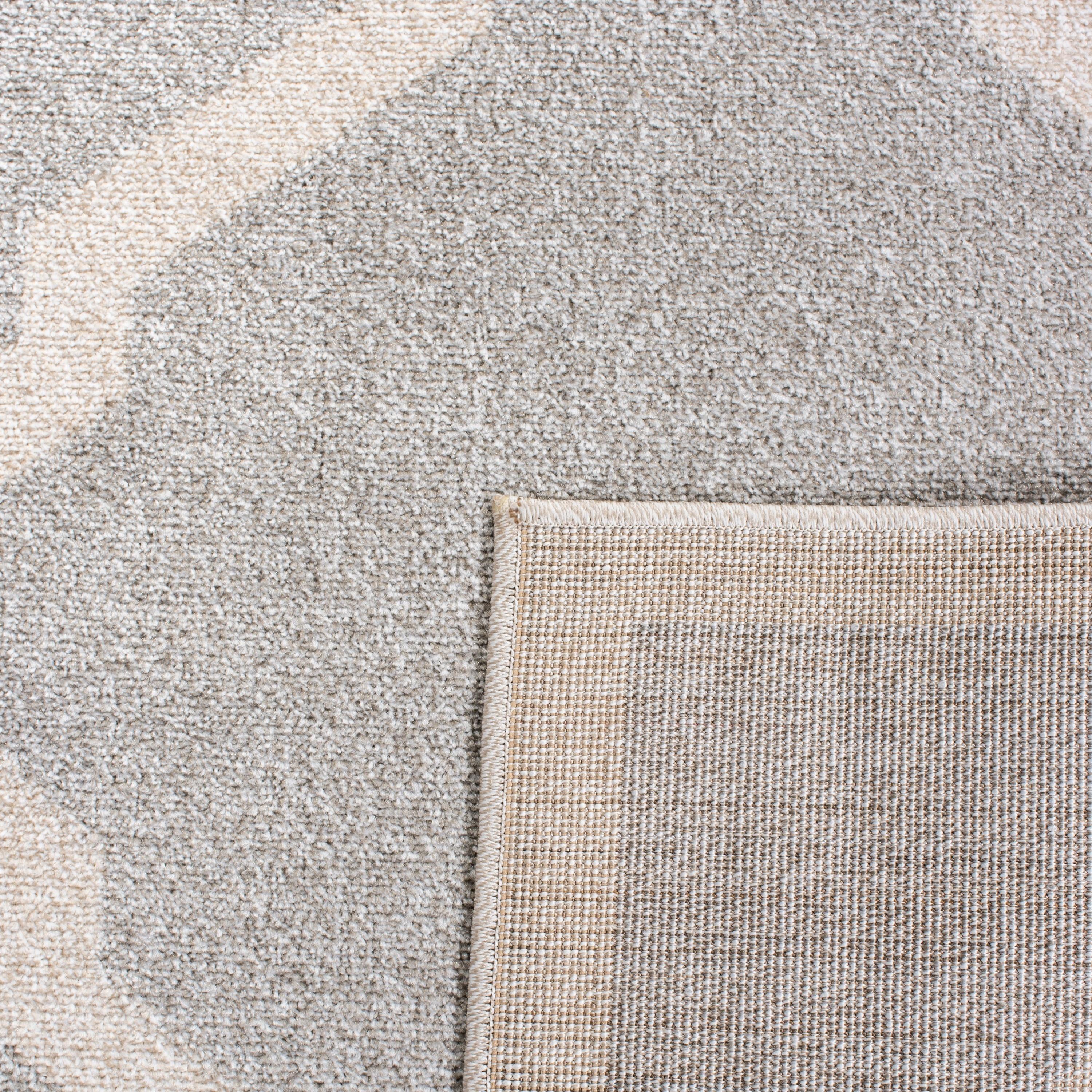 Amherst AMT421 Power Loomed Indoor Area Rug - Light Grey/Beige - 4'x6' - Safavieh