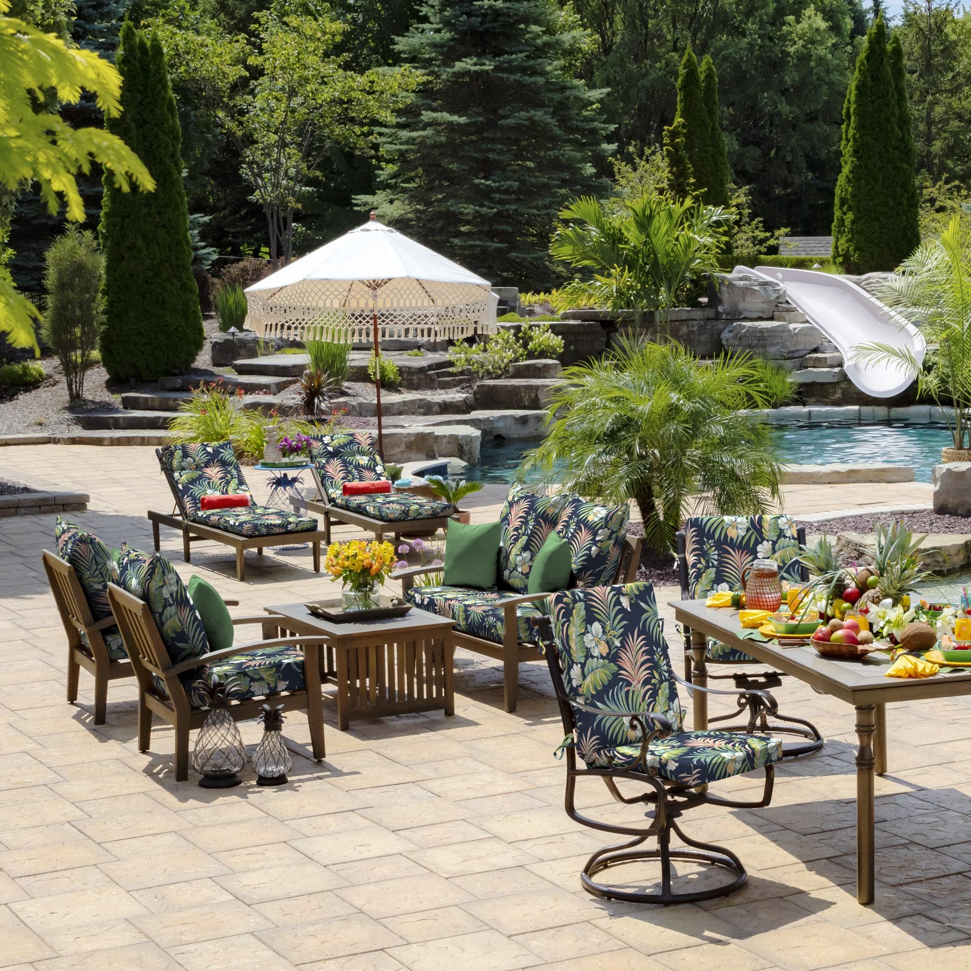 ARDEN Outdoor Toss Pillow (2 Pack) 16 x 16, Moss Green Leala