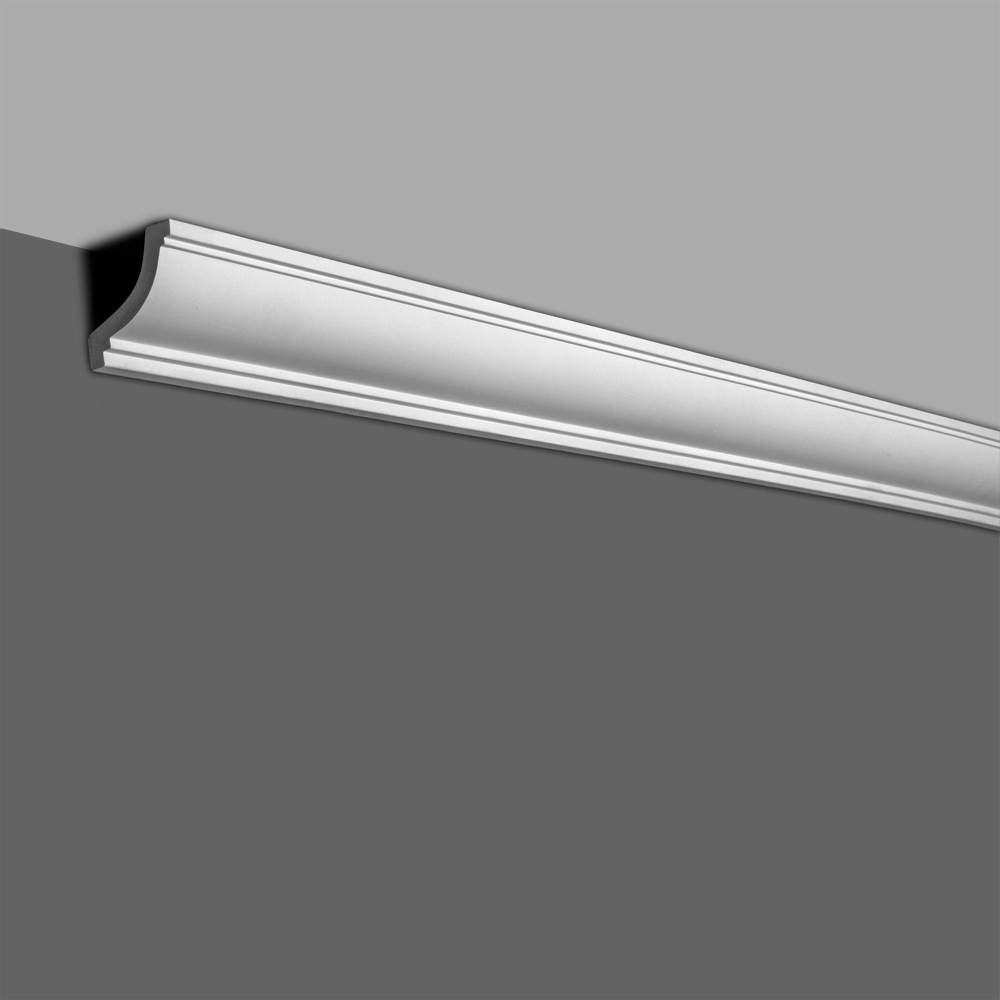 2 in x 2 in x 96 in Plain Polyurethane Crown Moulding Pro Pack 56 LF (Set of 7)