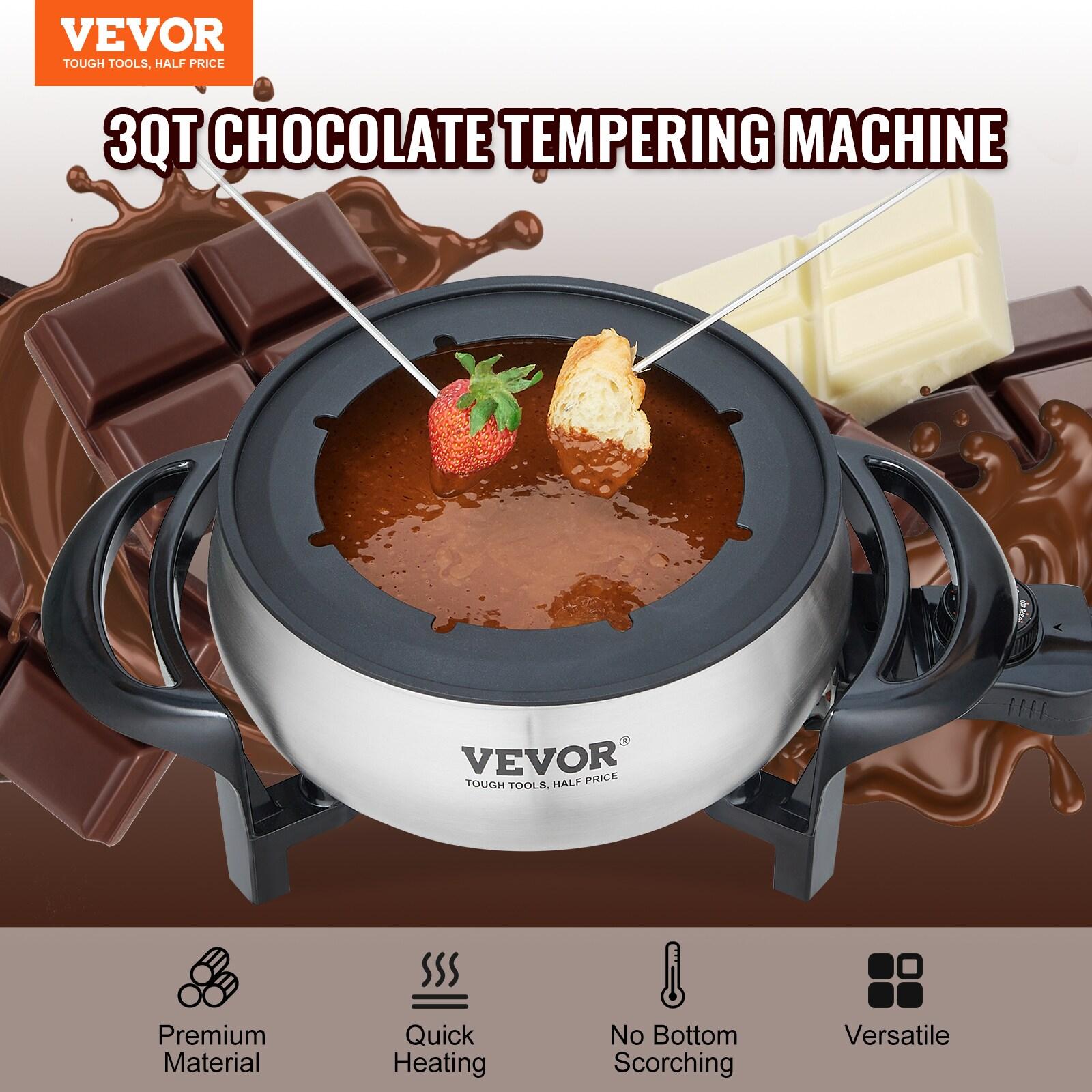Vevor 3 qt. Stainless Steel Fondue Set & Reviews | Wayfair