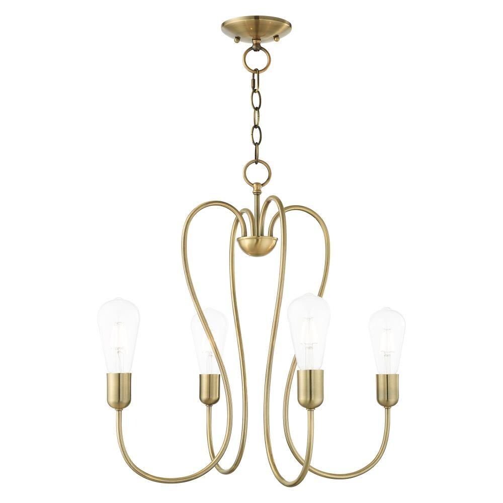 Livex Lighting - Lucerne - 4 Light Chandelier in New Traditional Style - 20