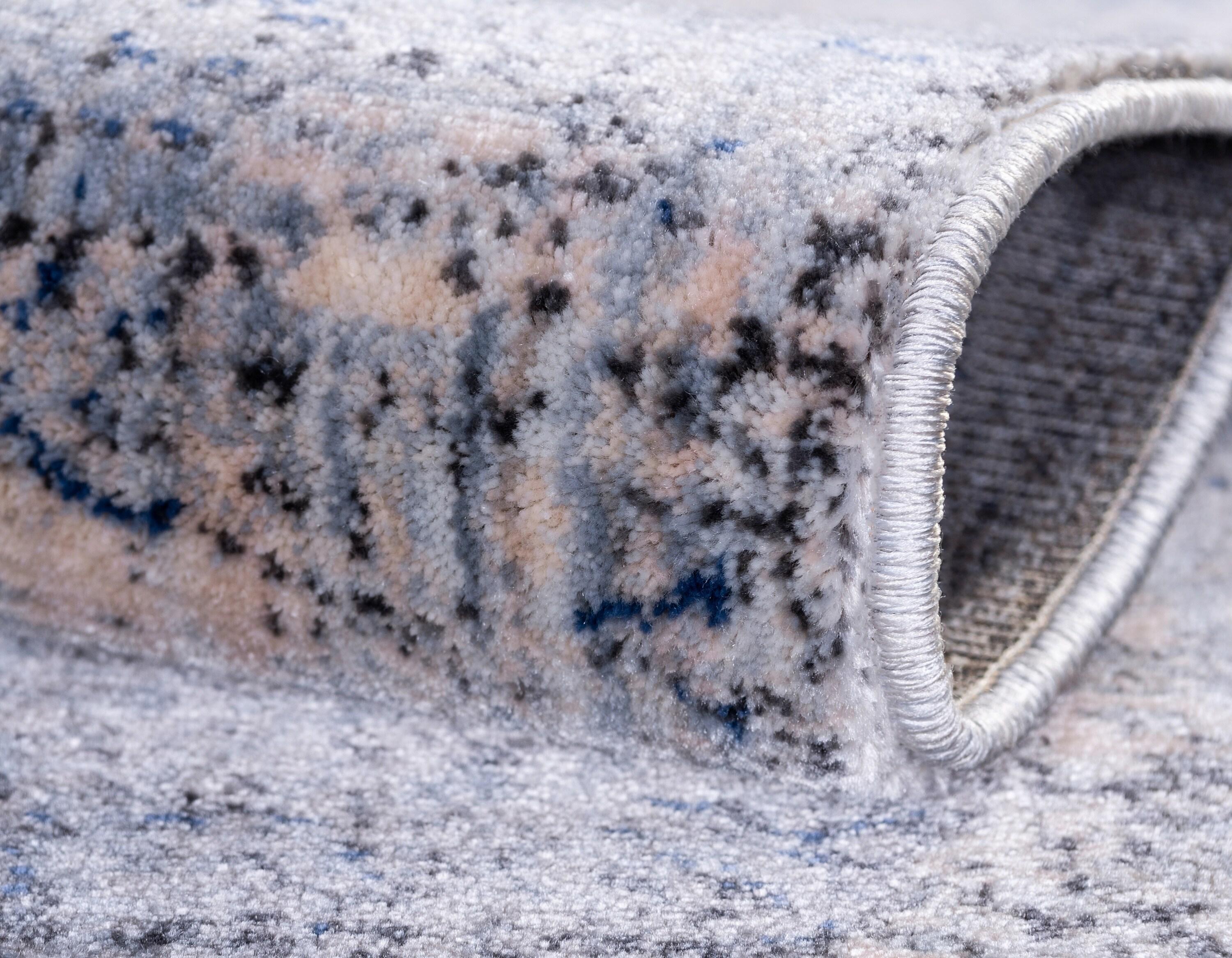 Unique Loom Asheville Collection Area Rug - Barrington (5' 1" x 8' Rectangle Gray/Beige)