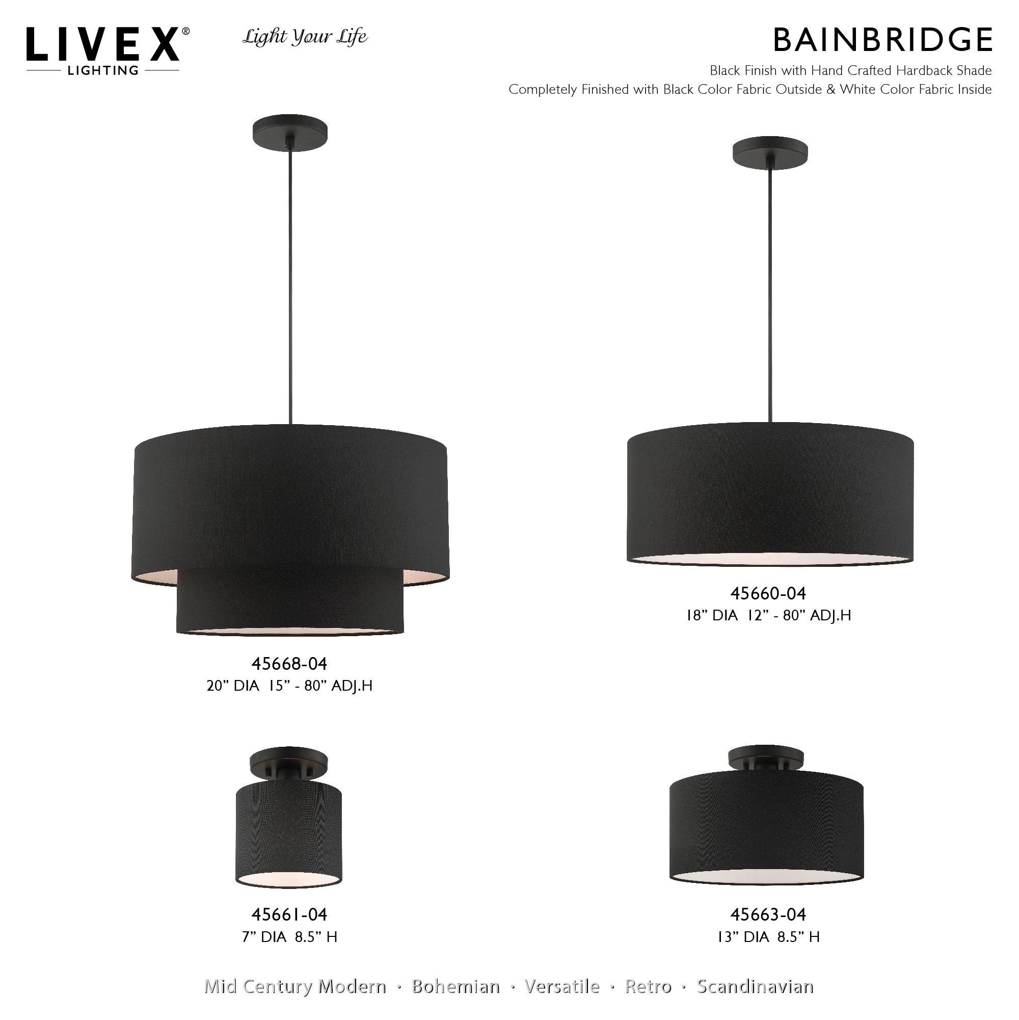 Croyle 3 - Light Dimmable Drum Chandelier