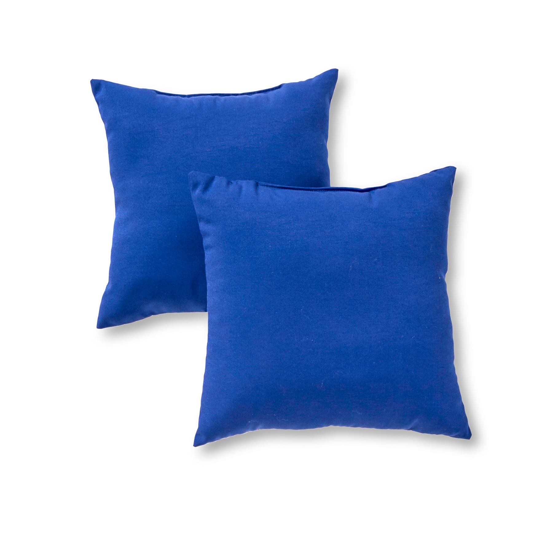 Indoor/Outdoor Reversible Throw Pillow