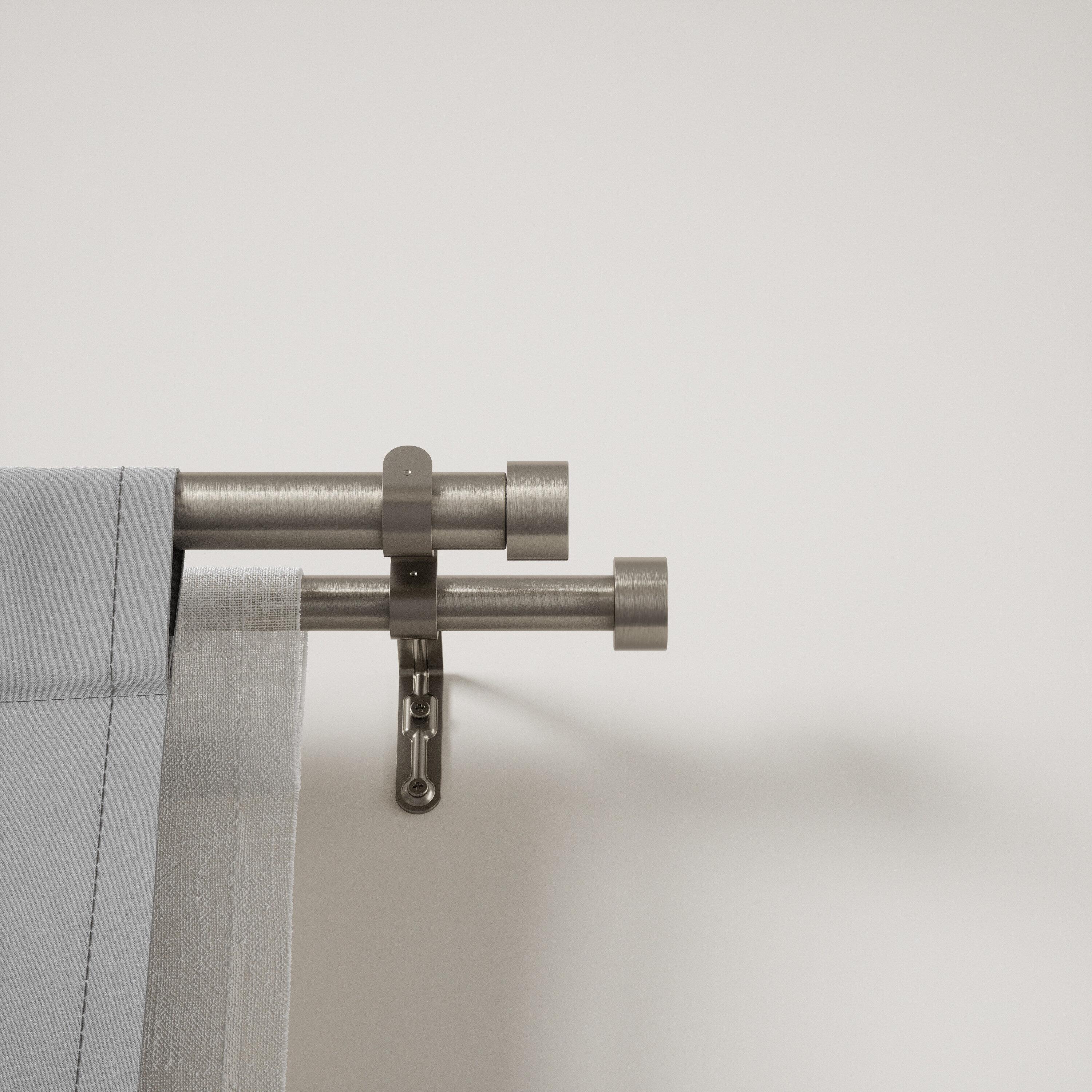Cappa Drapery Solutions Double Curtain Rod
