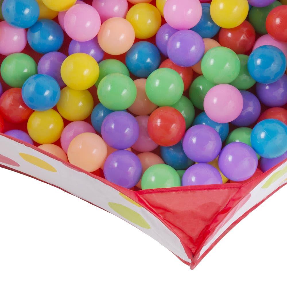Toy Time Kids Popup 6-Sided Ball Pit With 200 Balls