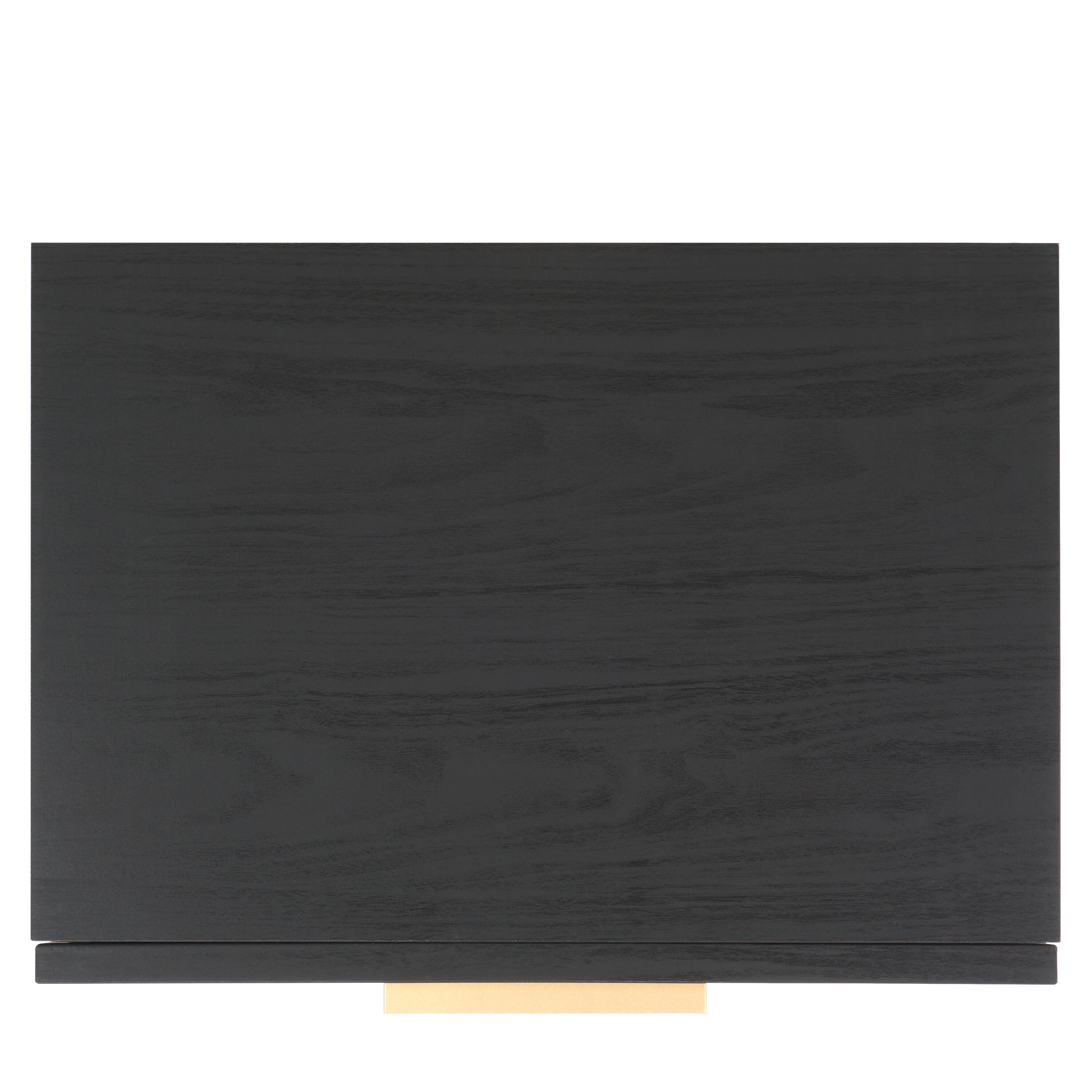 Axelle 1 Drawer Nightstand - NST9607 - Black/Black - Safavieh