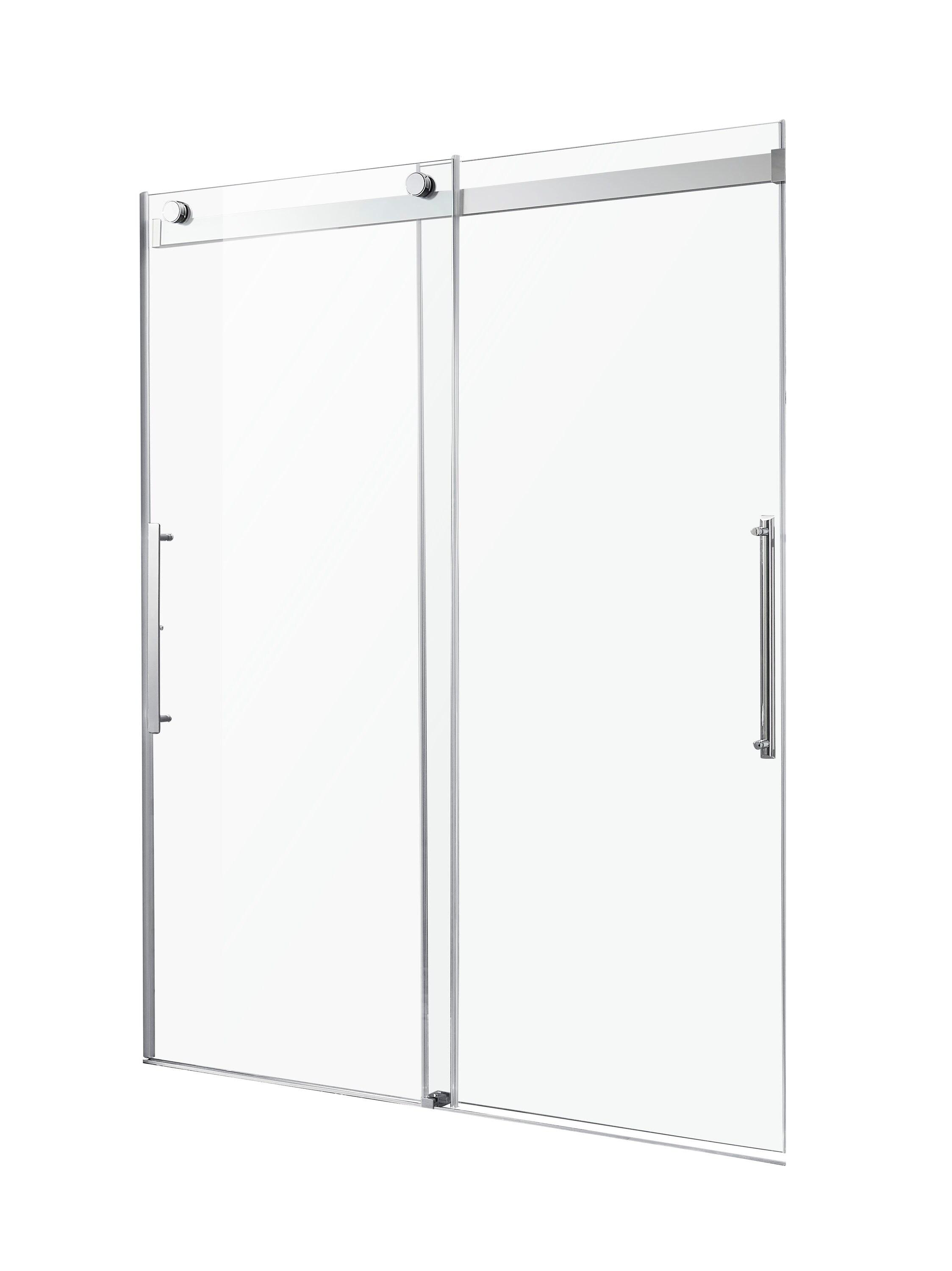 Anzzi Sd-Frls05901 Stellar 76" High X 48" Wide Sliding Frameless Shower Door - Chrome