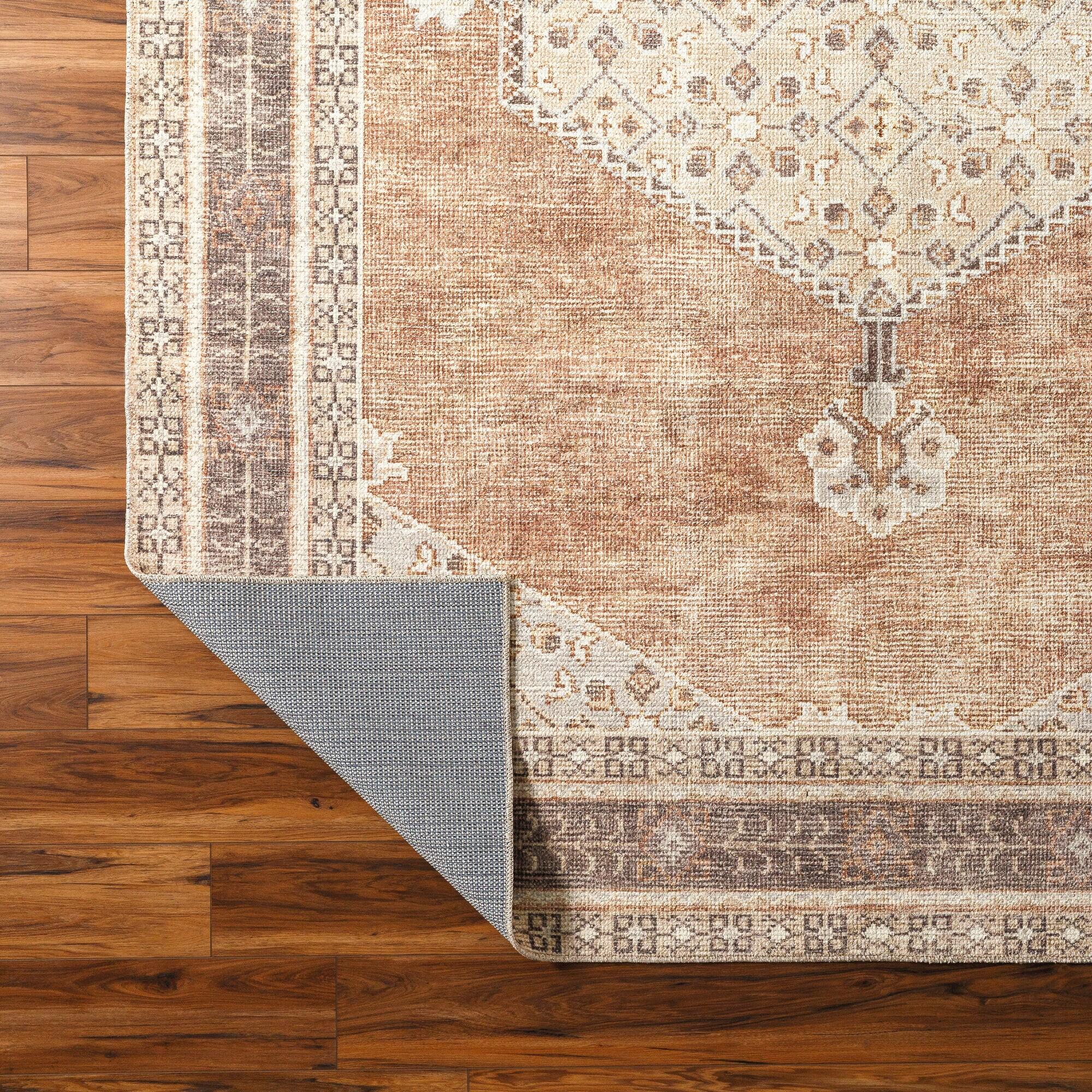 Becki Owens x Livabliss Vintage Traditional Oriental Boho Cinnamon Area Rug