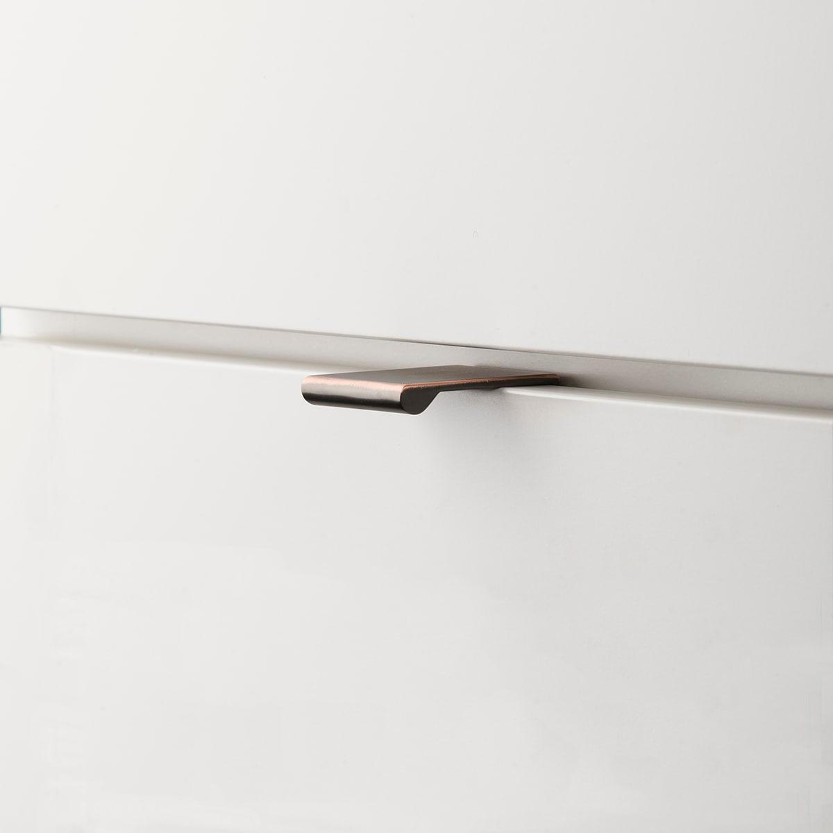 Hickory Hardware 1 Pack Solid Core Kitchen Cabinet Pulls, Luxury Cabinet Handles, Hardware for Doors & Dresser Drawers, 1 Inch Hole Center, Oil-Rubbed Bronze Highlighted, Rockford Collection