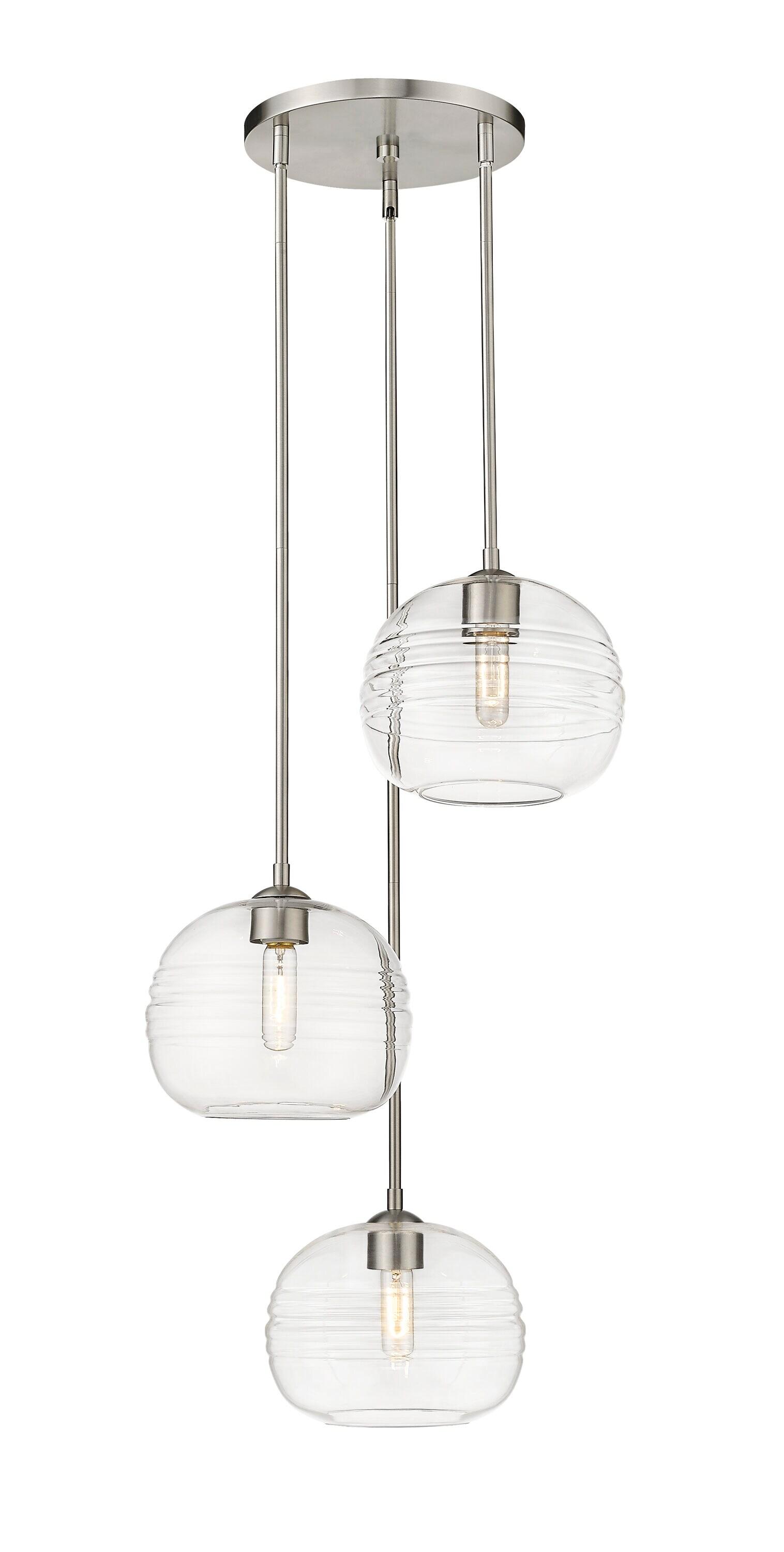Z-Lite Harmony 3 - Light Chandelier in  Brushed Nickel