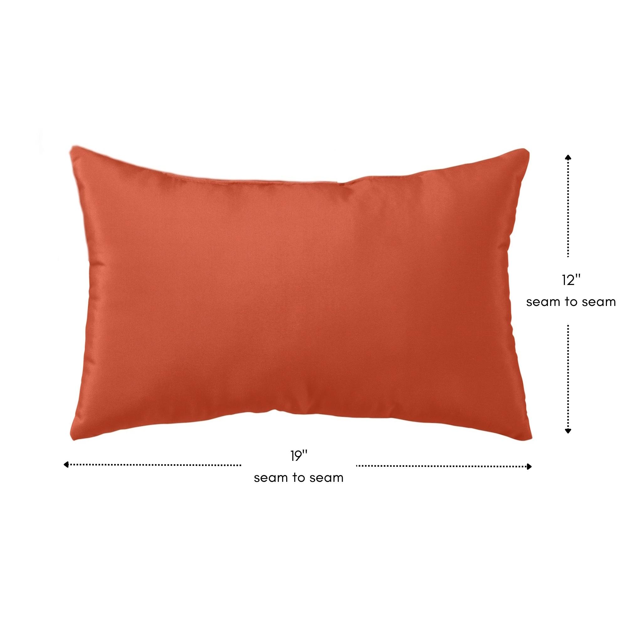 Indoor/Outdoor Reversible Throw Pillow