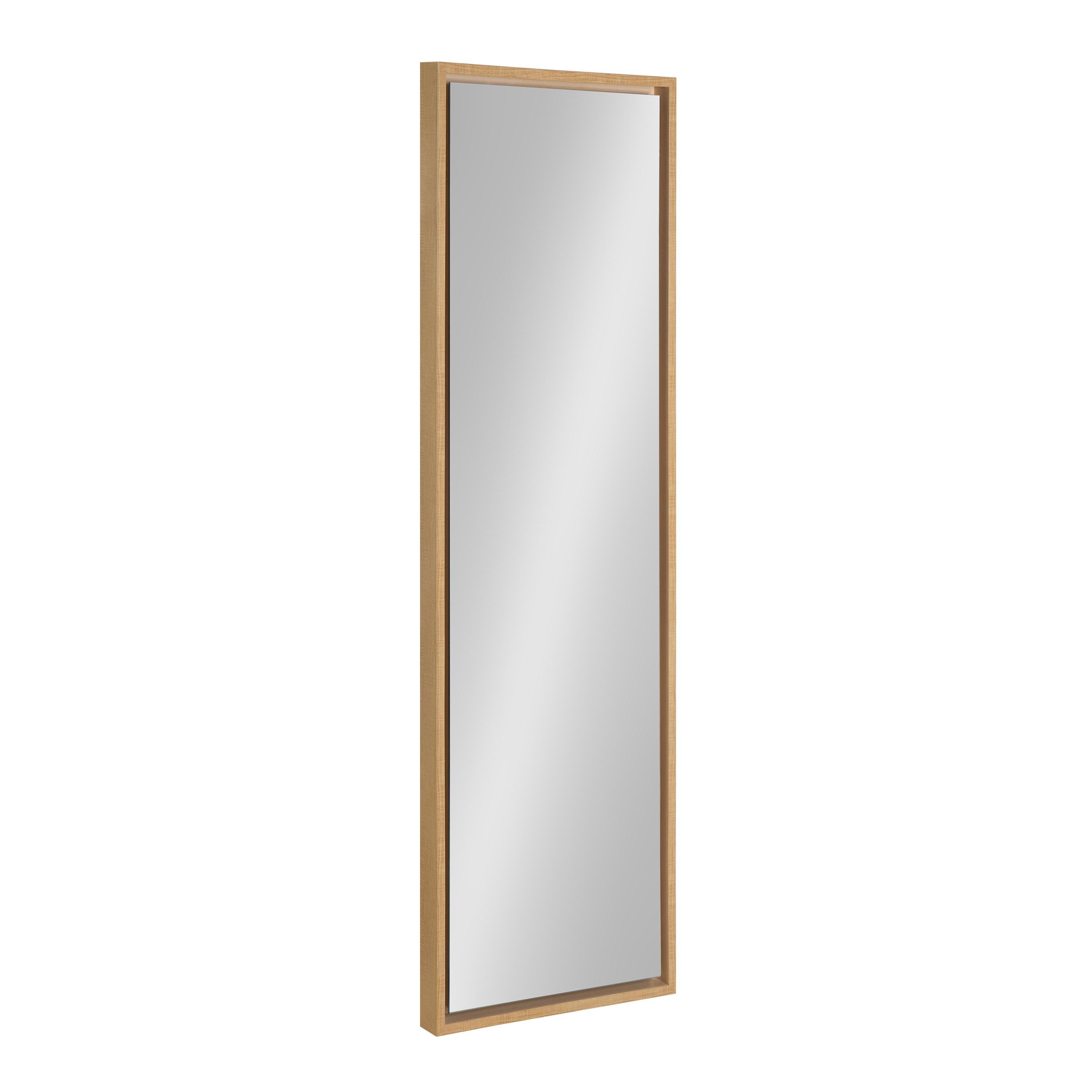 24" x 36" Audubon Rectangle Wall Mirror Black - Kate & Laurel: Modern Farmhouse Style, Iron Detail
