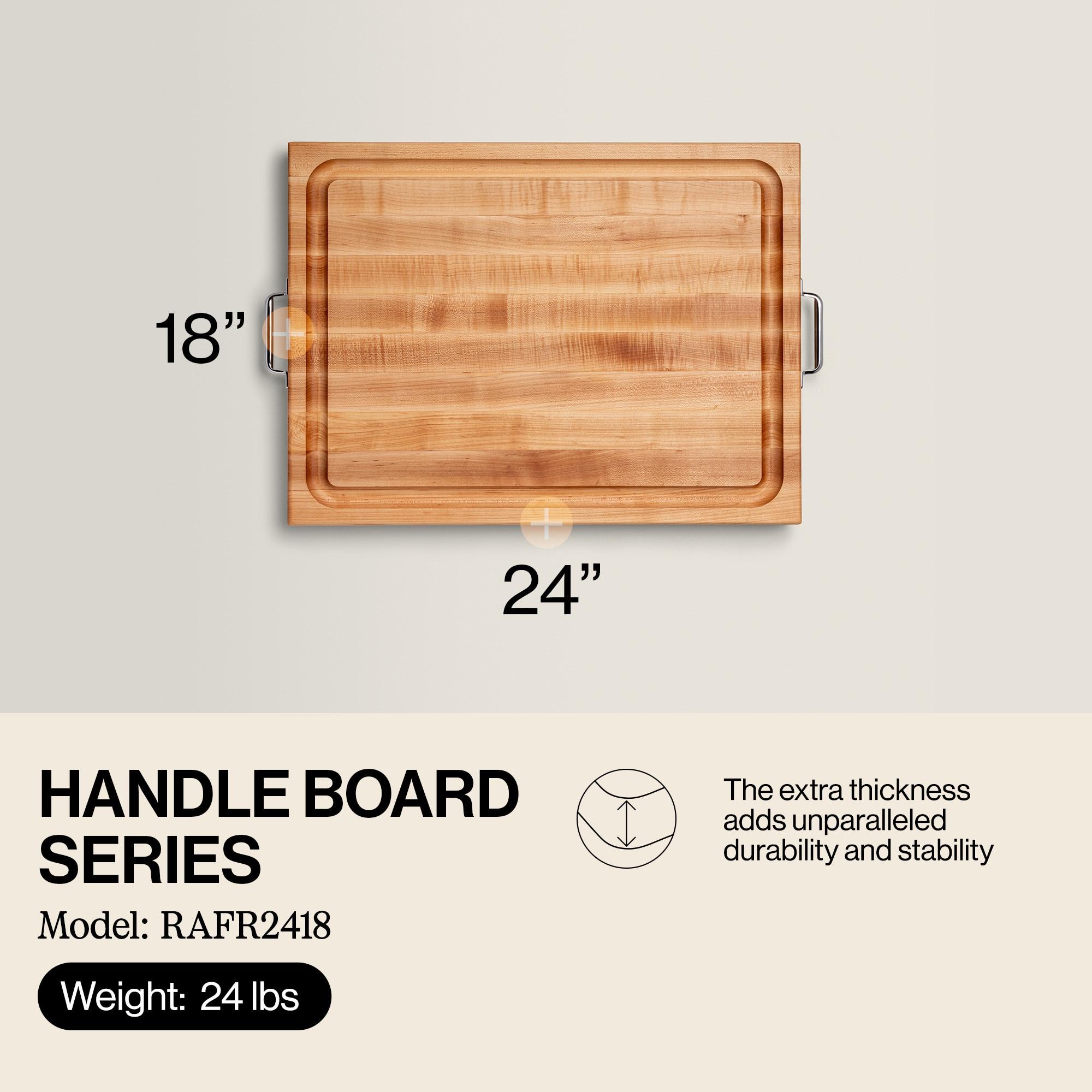John Boos Wood Edge Grain Reversible Cutting Board