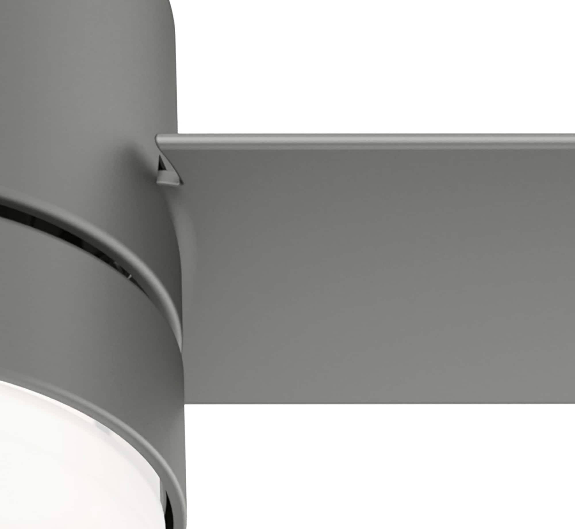 Hunter Fan 44" Gilmour 3 - Blade Outdoor Flush Mount Ceiling Fan with Remote Control and Light Kit Included