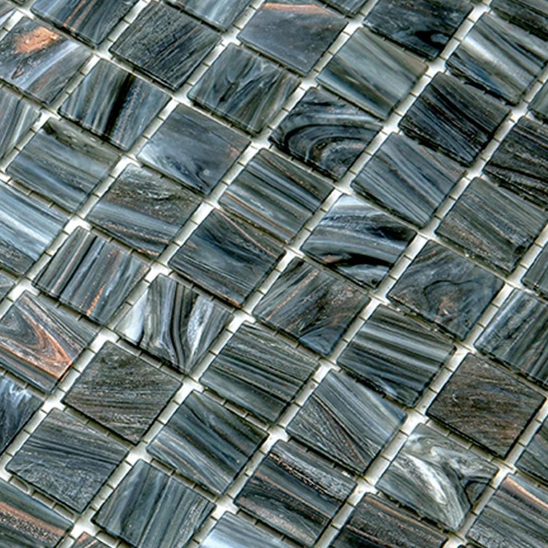 Celestial 0.8" x 0.8" Glass Grid Mosaic Wall & Floor Tile
