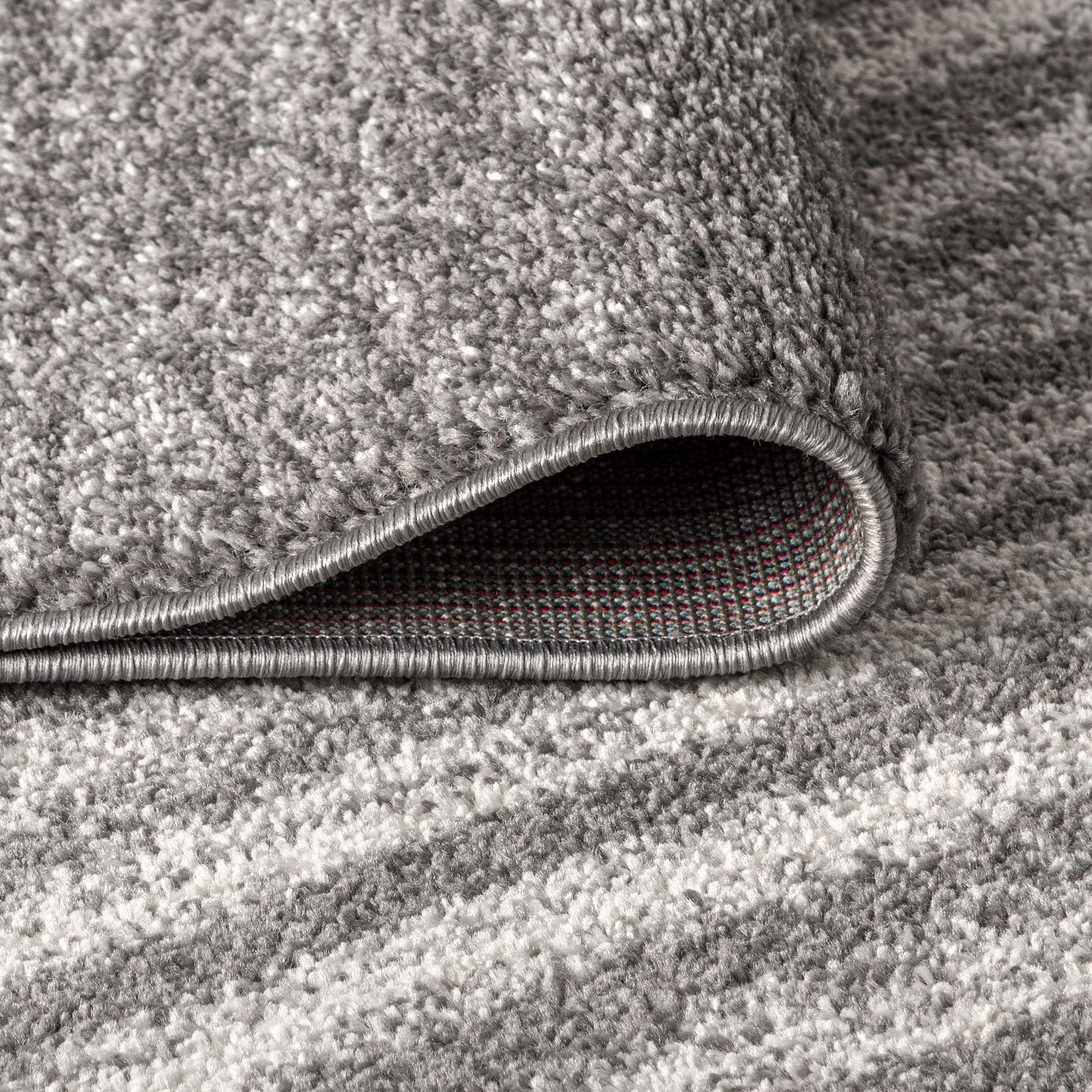 8'x10' Aya Berber Stripe Geometric Area Rug, Gray/Cream - JONATHAN Y