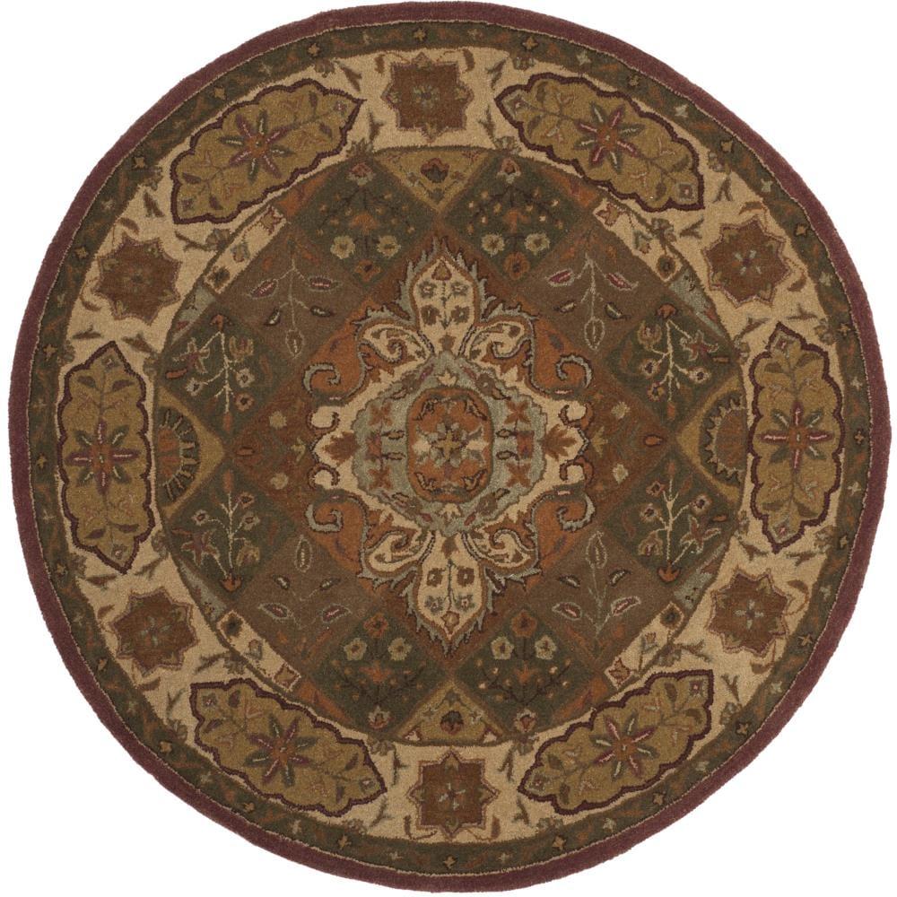 Wahcheechee Hand Tufted 80% Wool, 10% Cotton, 10% Latex Oriental Rug