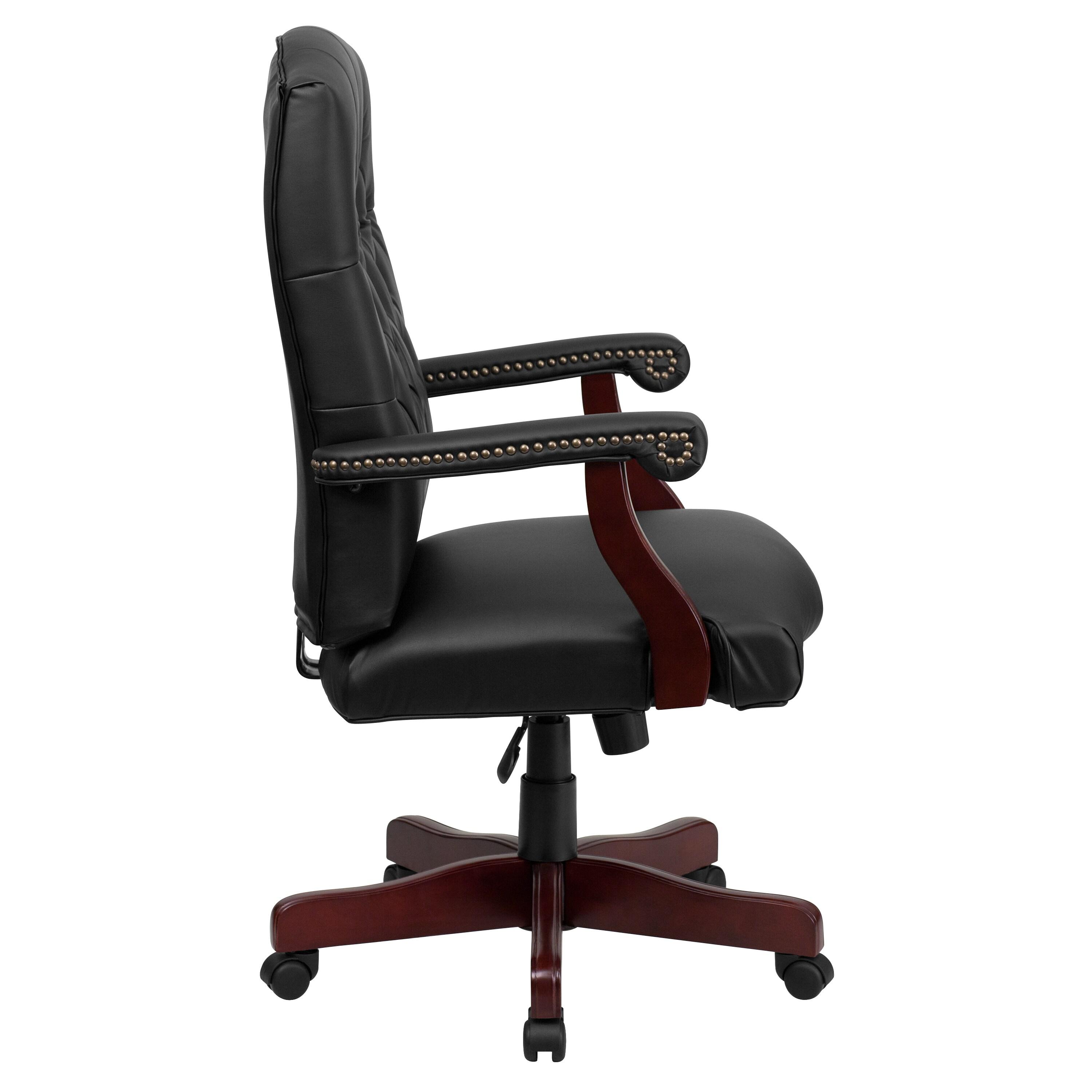 Flash Furniture Executive Swivel Office Chair with Arms